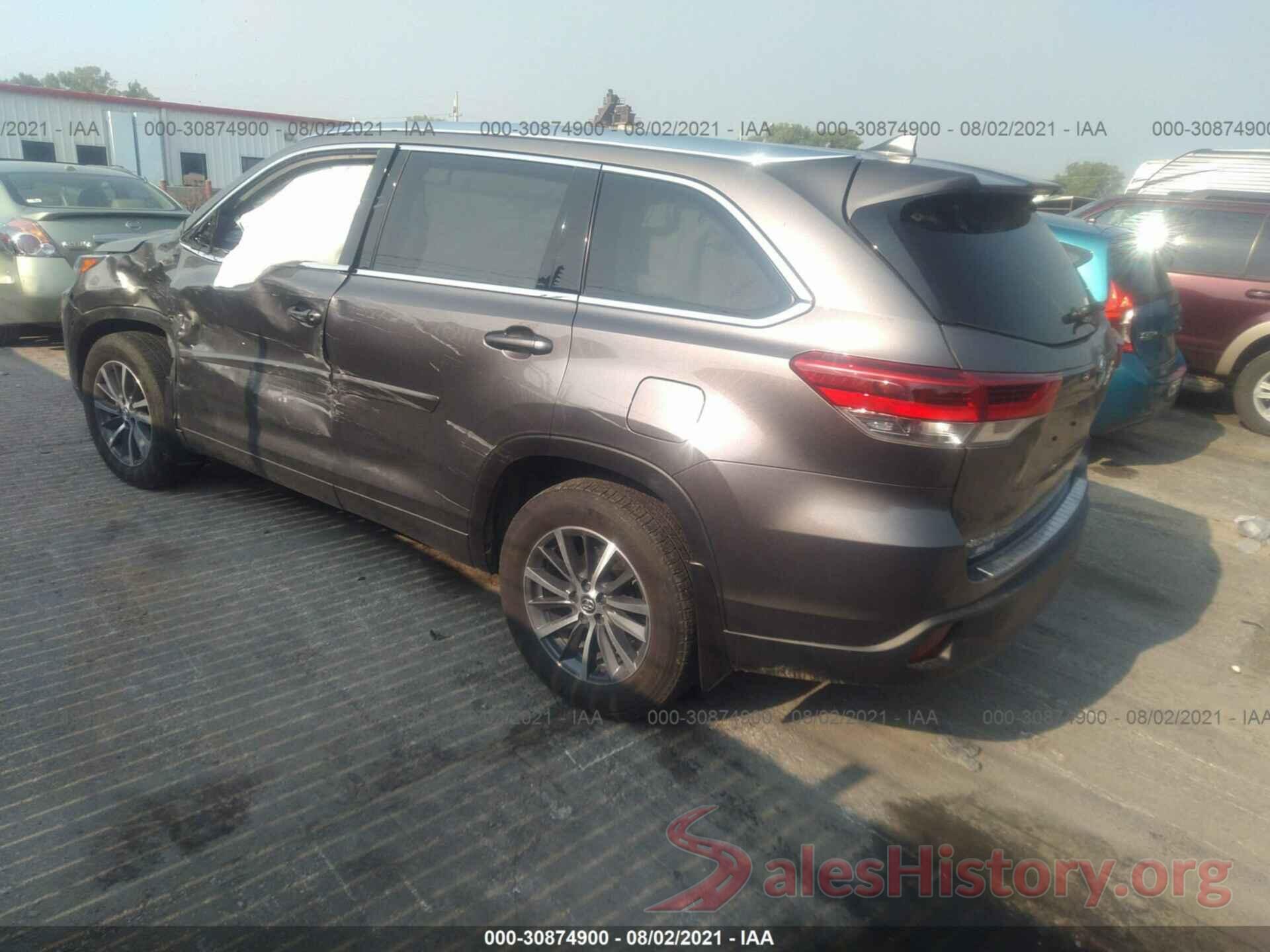 5TDJZRFH5JS853911 2018 TOYOTA HIGHLANDER