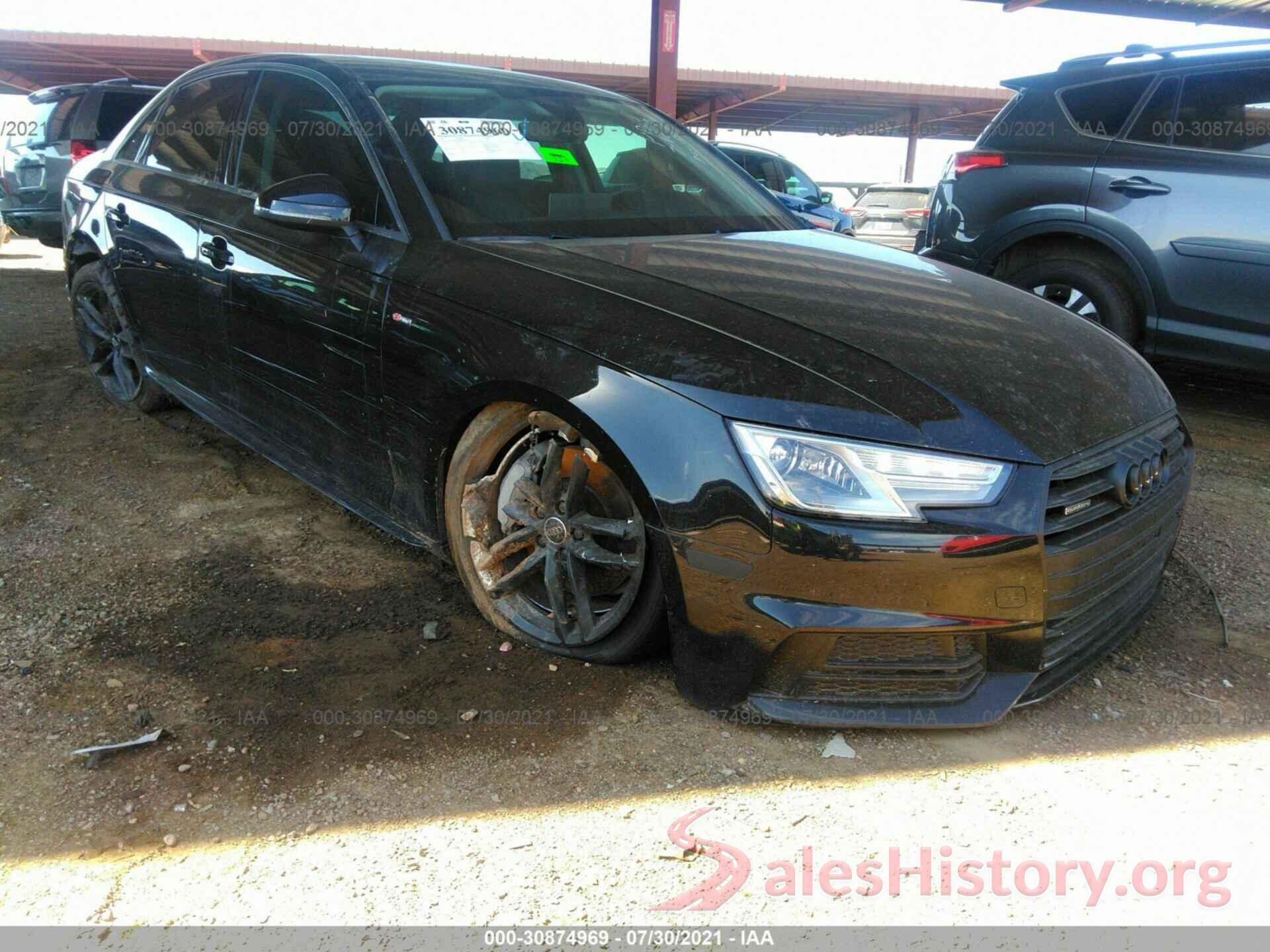 WAUDNAF46HN042039 2017 AUDI A4