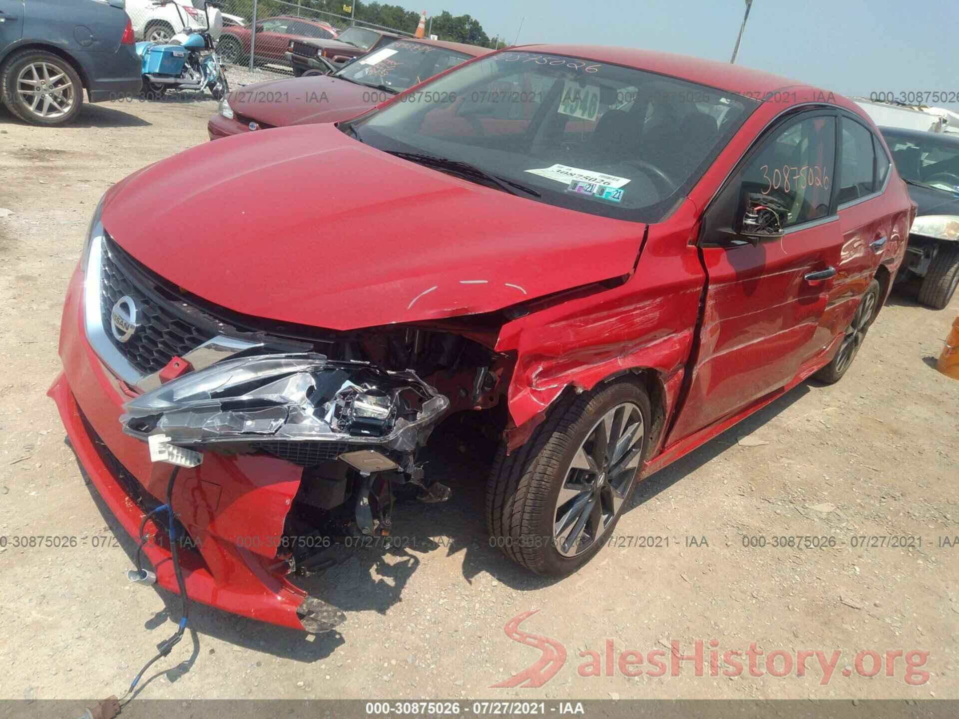 3N1AB7AP1KY288125 2019 NISSAN SENTRA