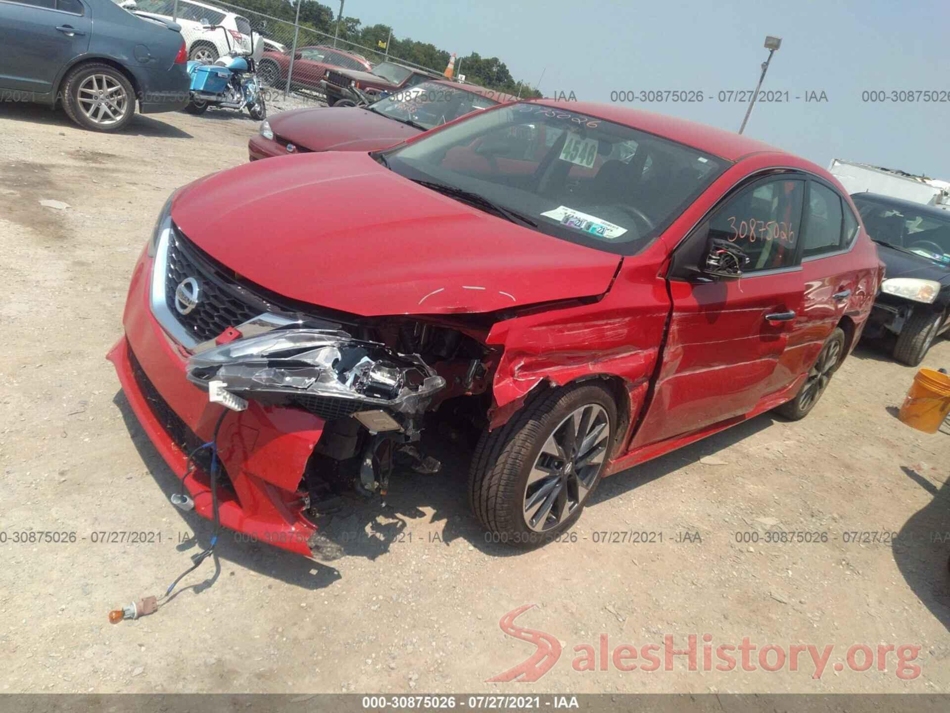 3N1AB7AP1KY288125 2019 NISSAN SENTRA