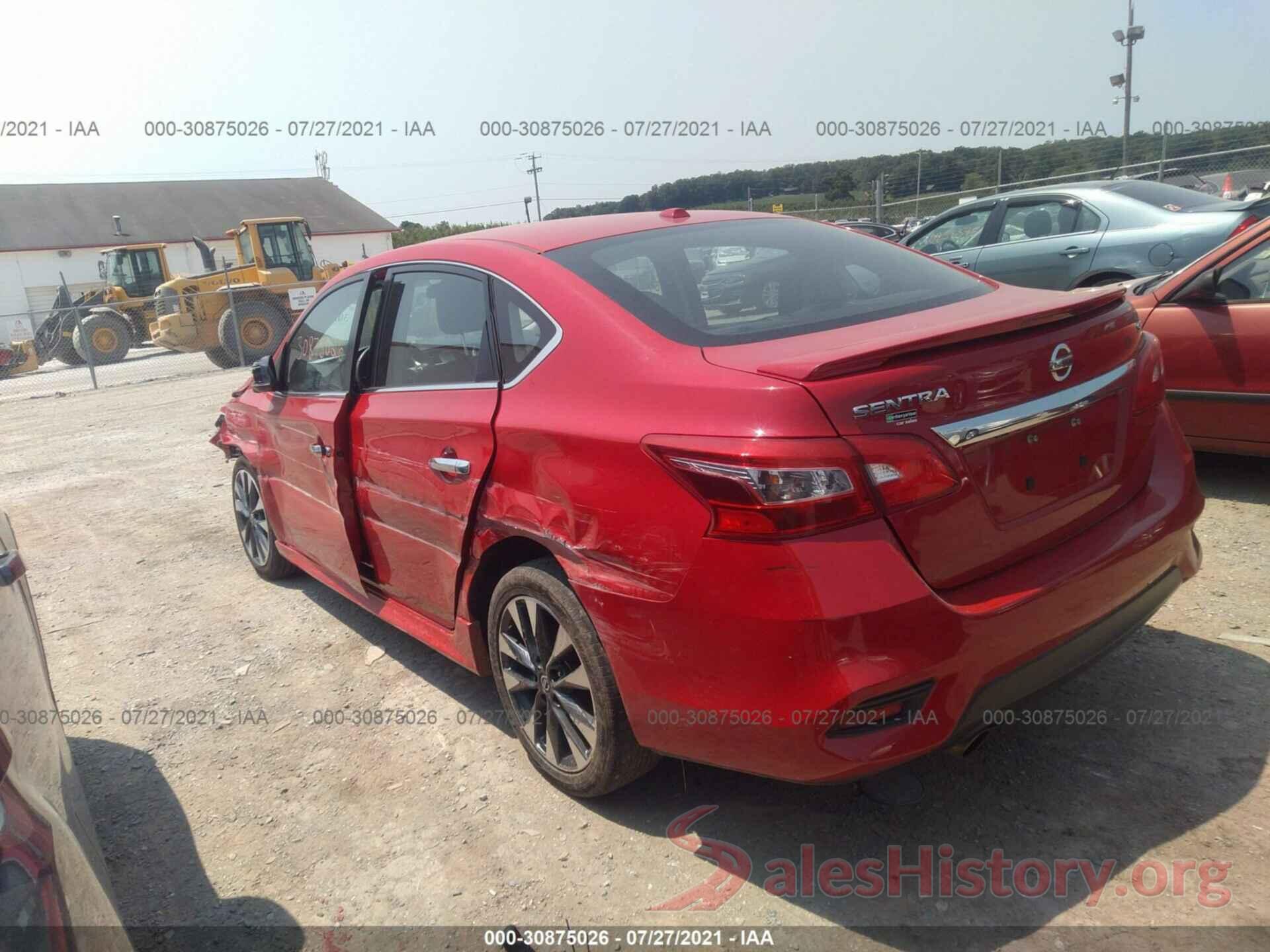 3N1AB7AP1KY288125 2019 NISSAN SENTRA