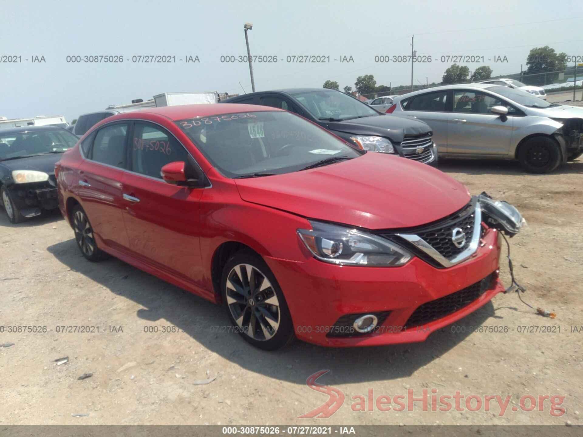 3N1AB7AP1KY288125 2019 NISSAN SENTRA