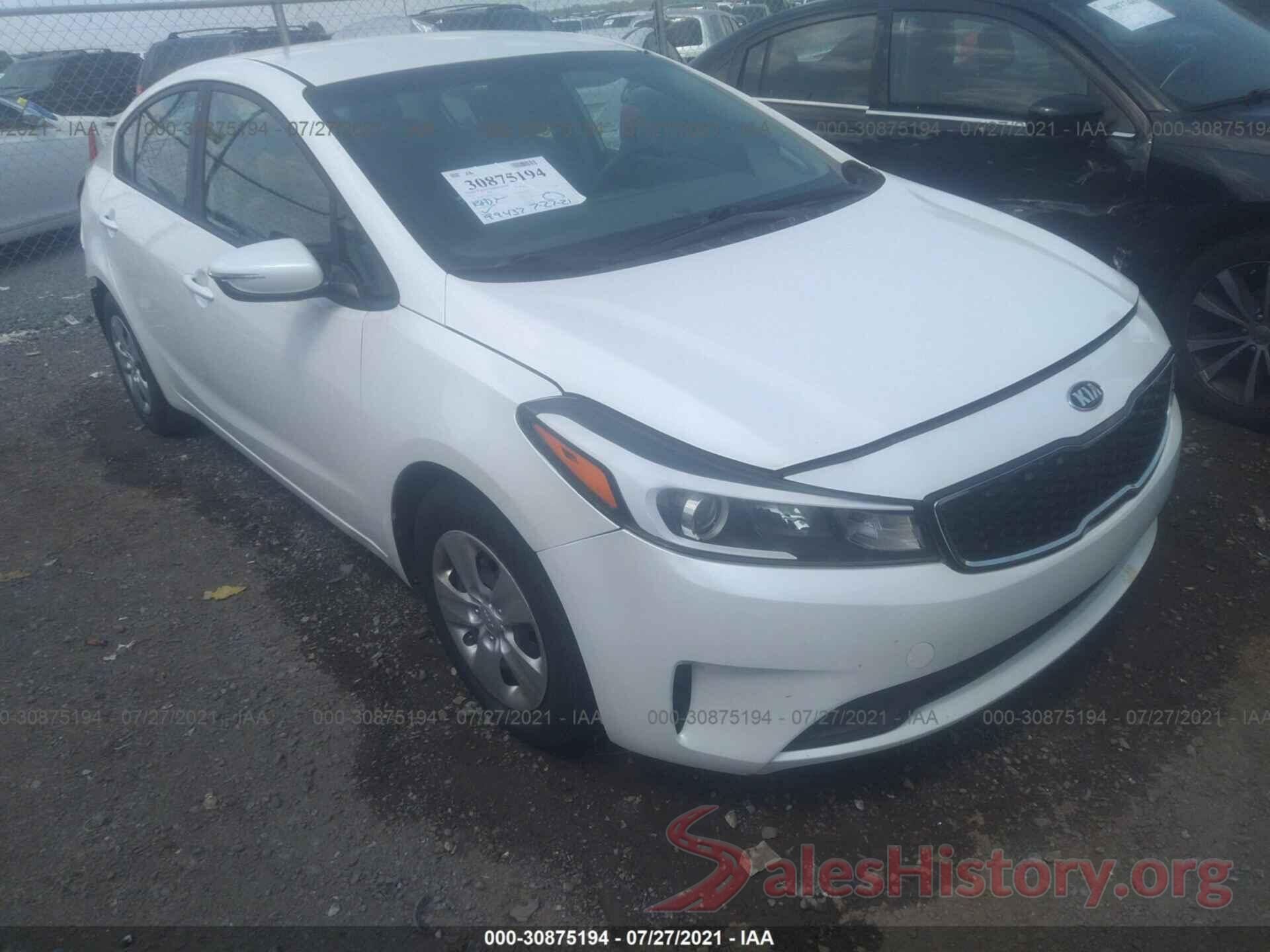 3KPFL4A78HE071342 2017 KIA FORTE