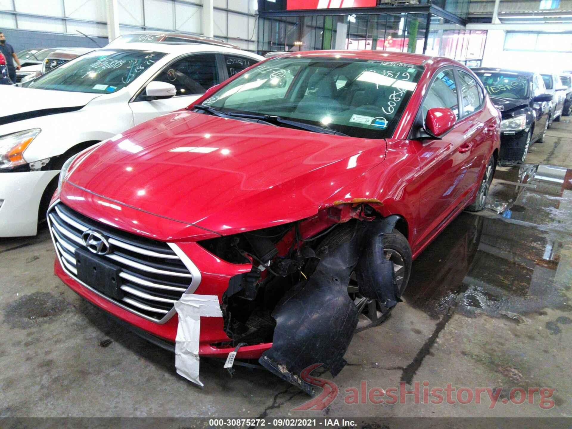 000D84LF3JH323819 2018 HYUNDAI ELANTRA