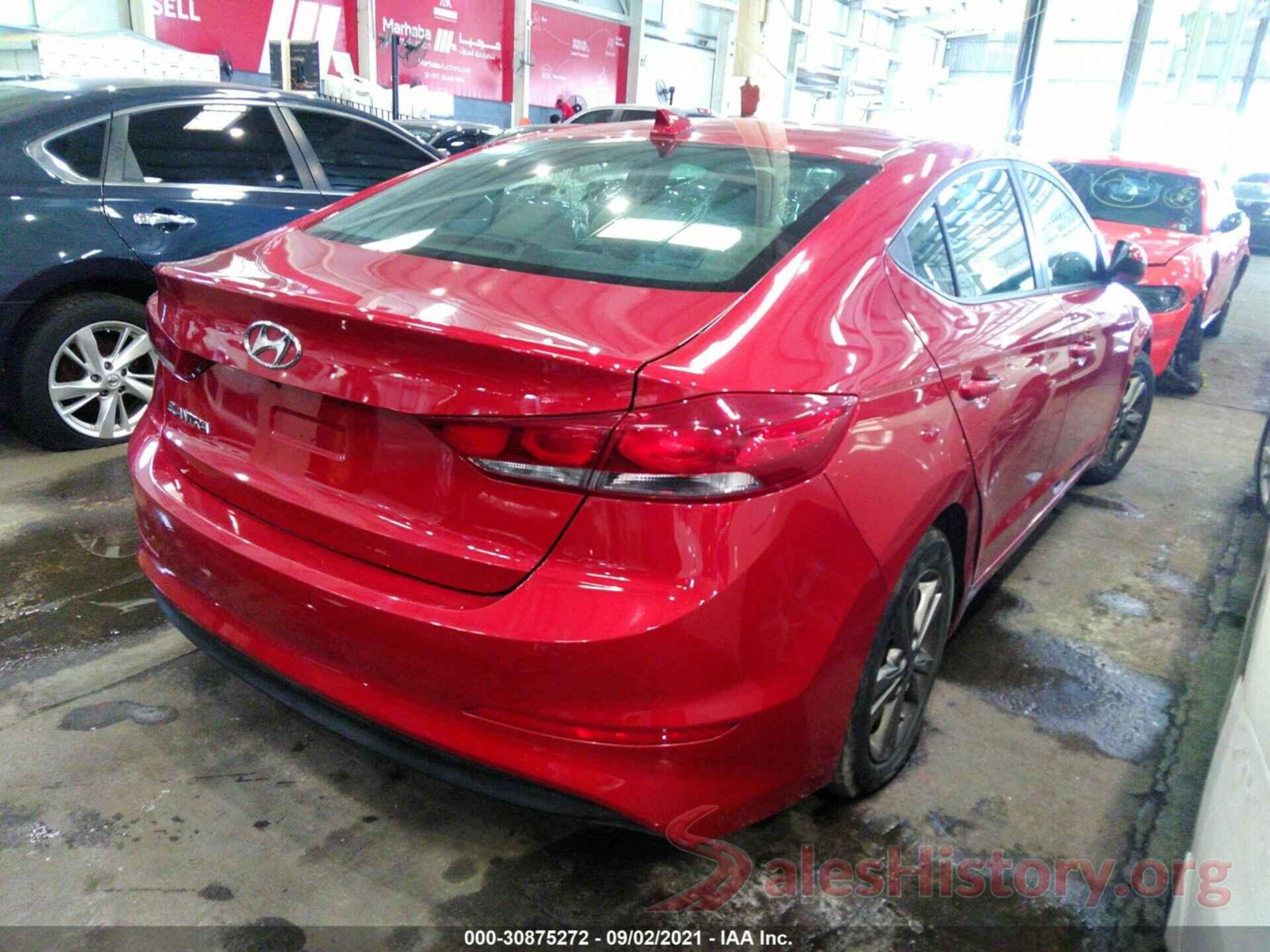 000D84LF3JH323819 2018 HYUNDAI ELANTRA