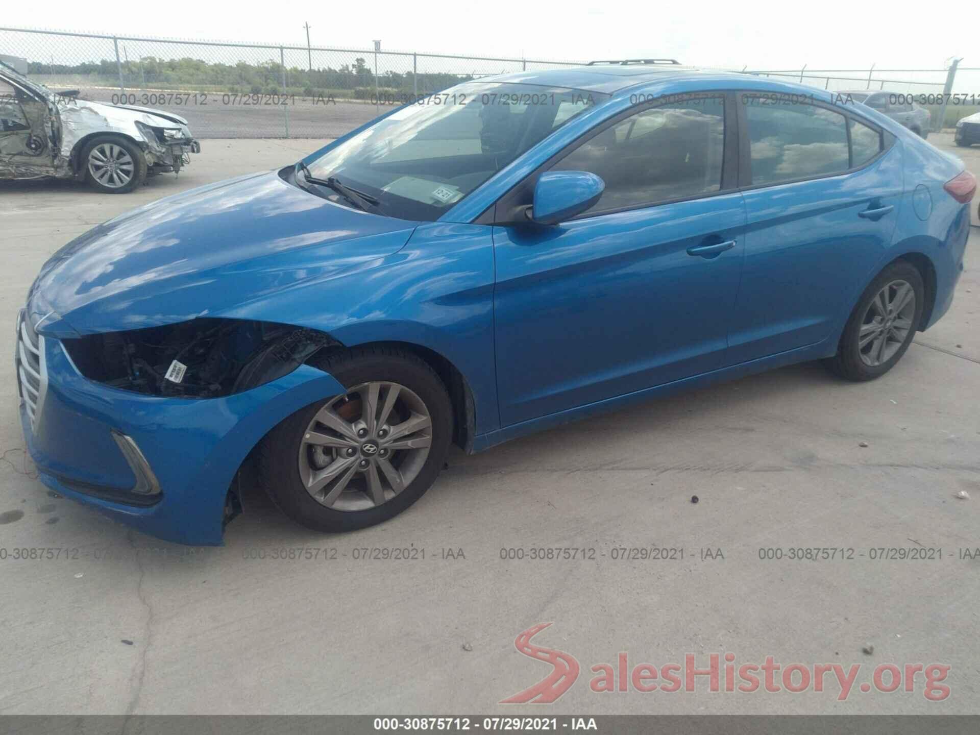 5NPD84LF9HH190610 2017 HYUNDAI ELANTRA