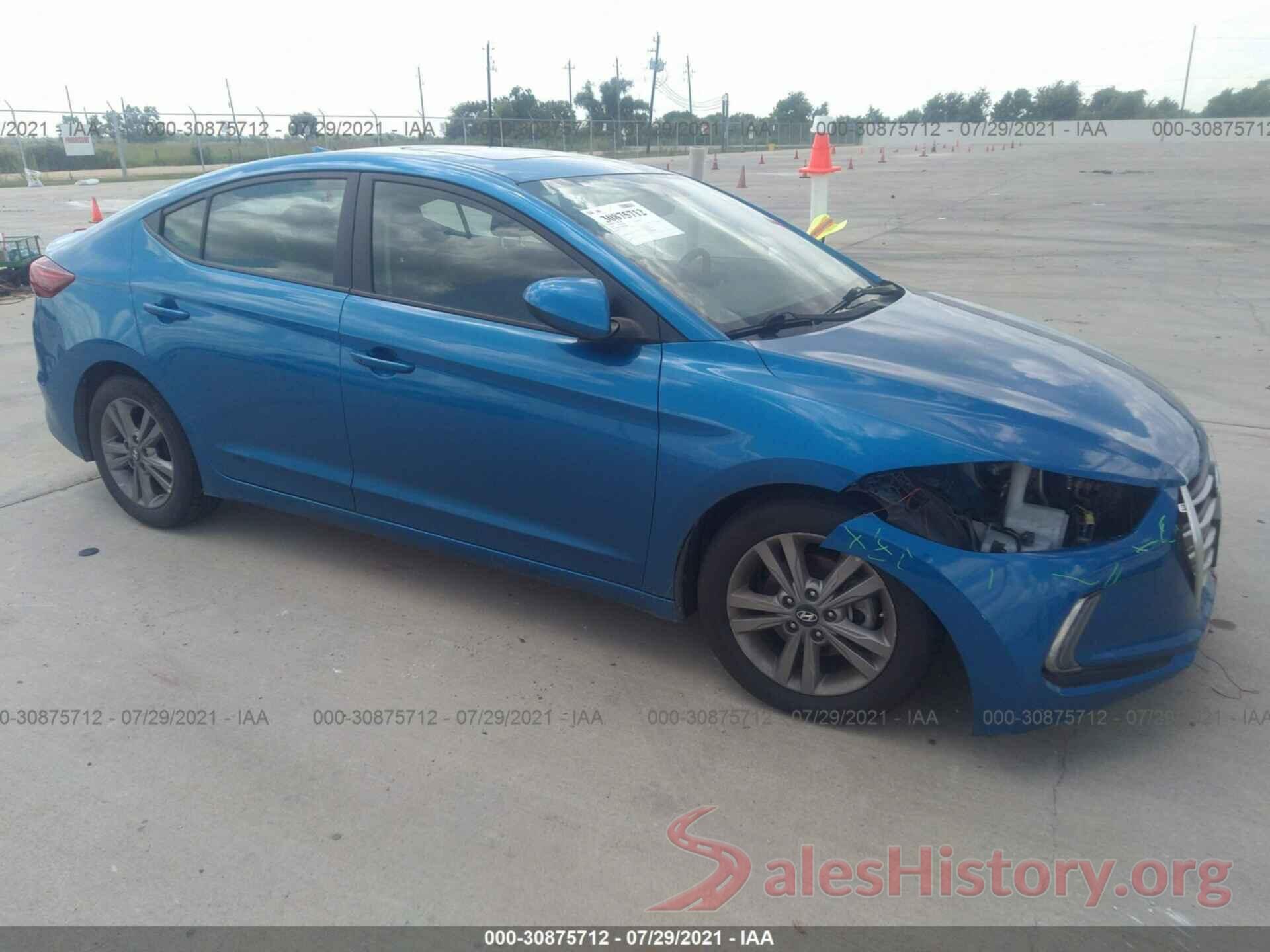 5NPD84LF9HH190610 2017 HYUNDAI ELANTRA