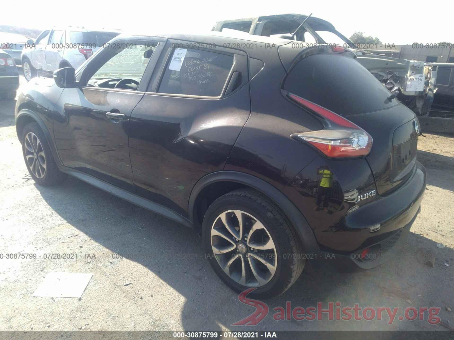 JN8AF5MR3HT704300 2017 NISSAN JUKE