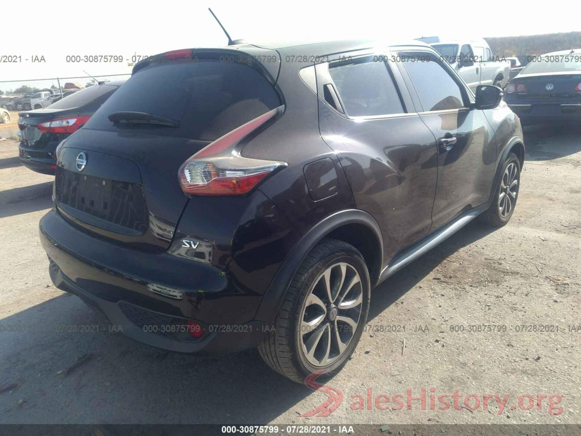 JN8AF5MR3HT704300 2017 NISSAN JUKE