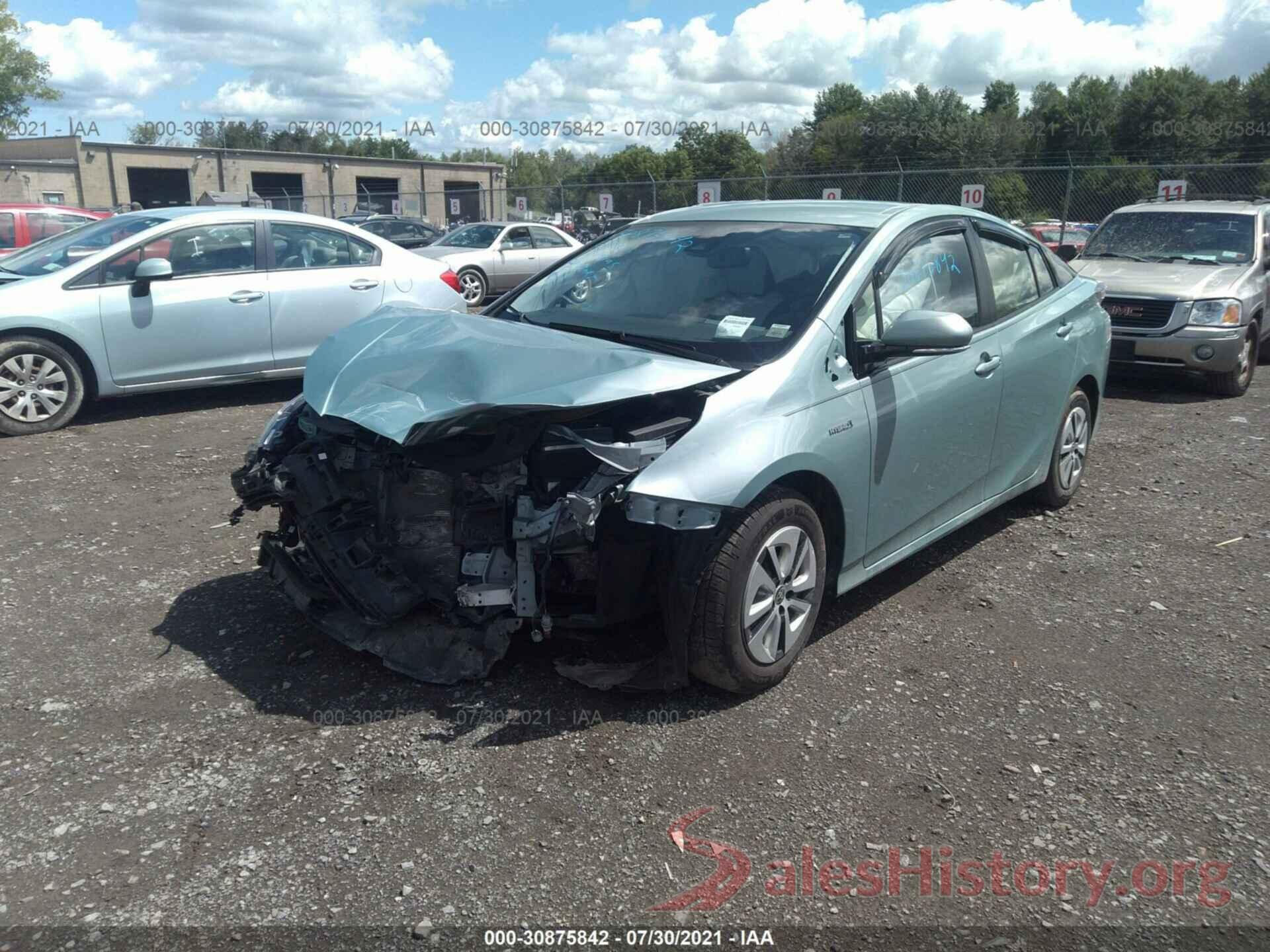 JTDKARFU0H3036303 2017 TOYOTA PRIUS