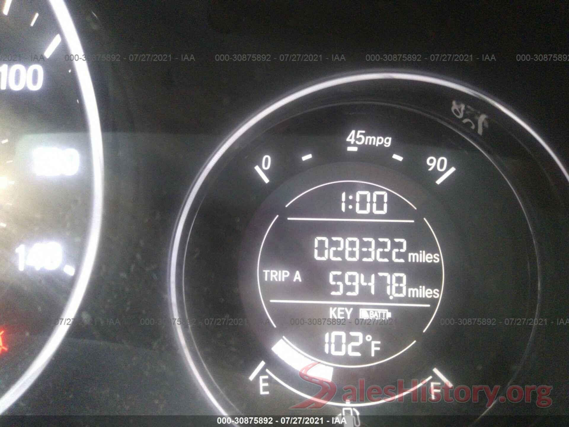 3CZRU6H50JM726707 2018 HONDA HR-V