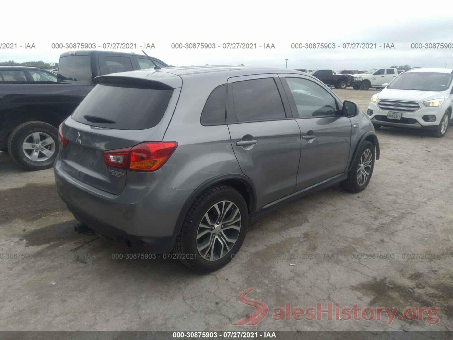 JA4AP3AU6GZ063607 2016 MITSUBISHI OUTLANDER SPORT