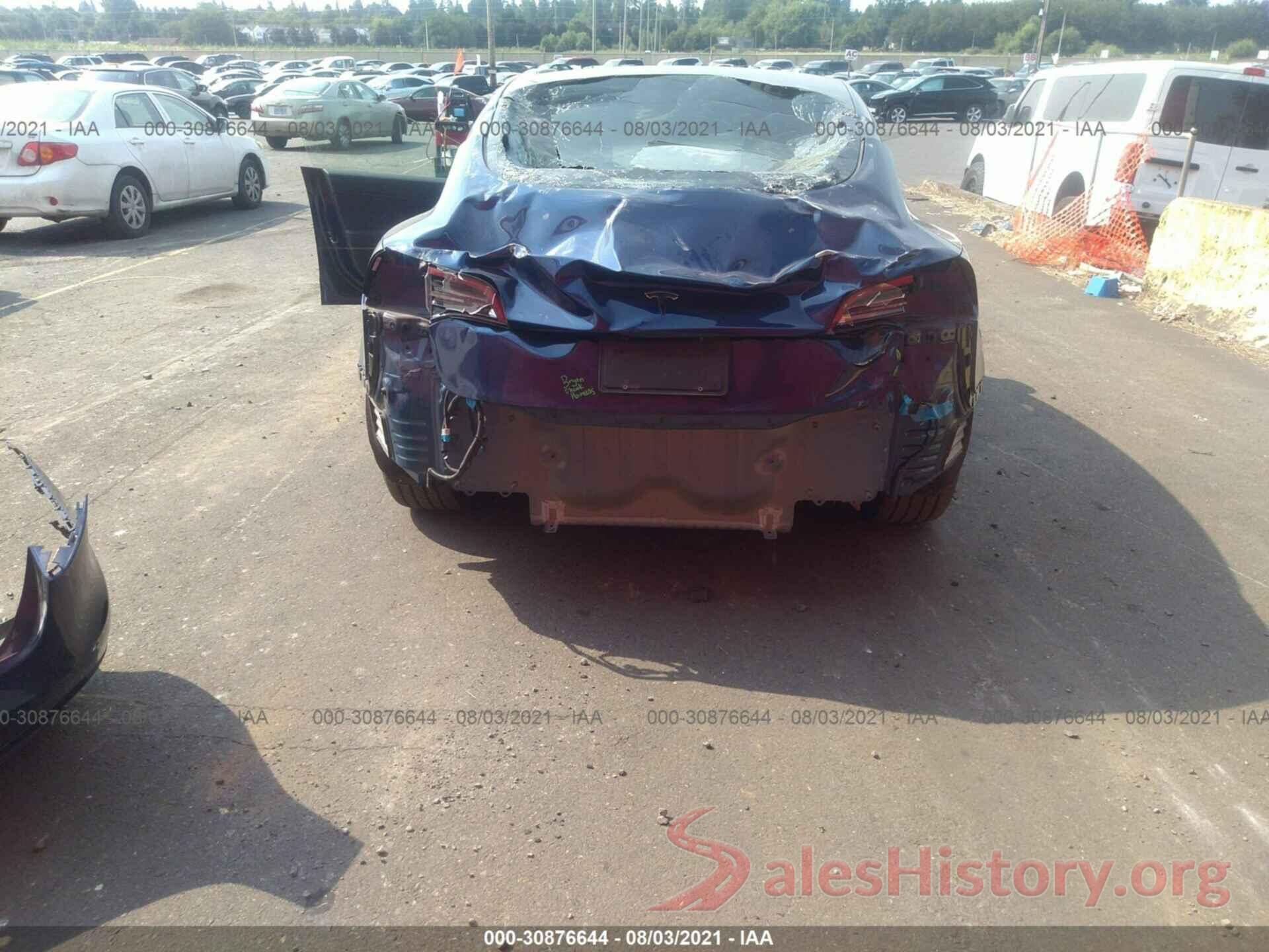 5YJ3E1EA4KF400959 2019 TESLA MODEL 3