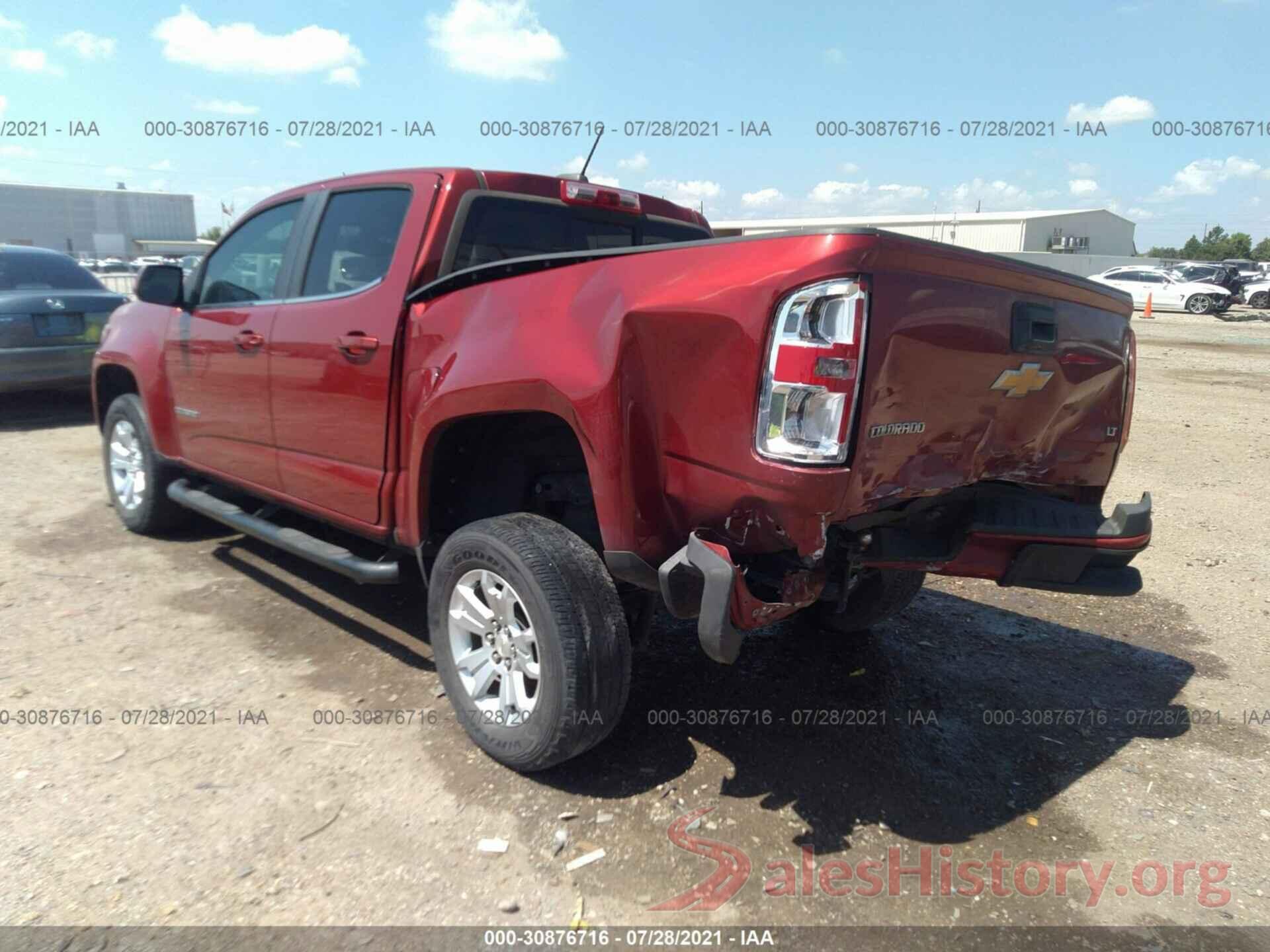 1GCGSCE36G1267046 2016 CHEVROLET COLORADO