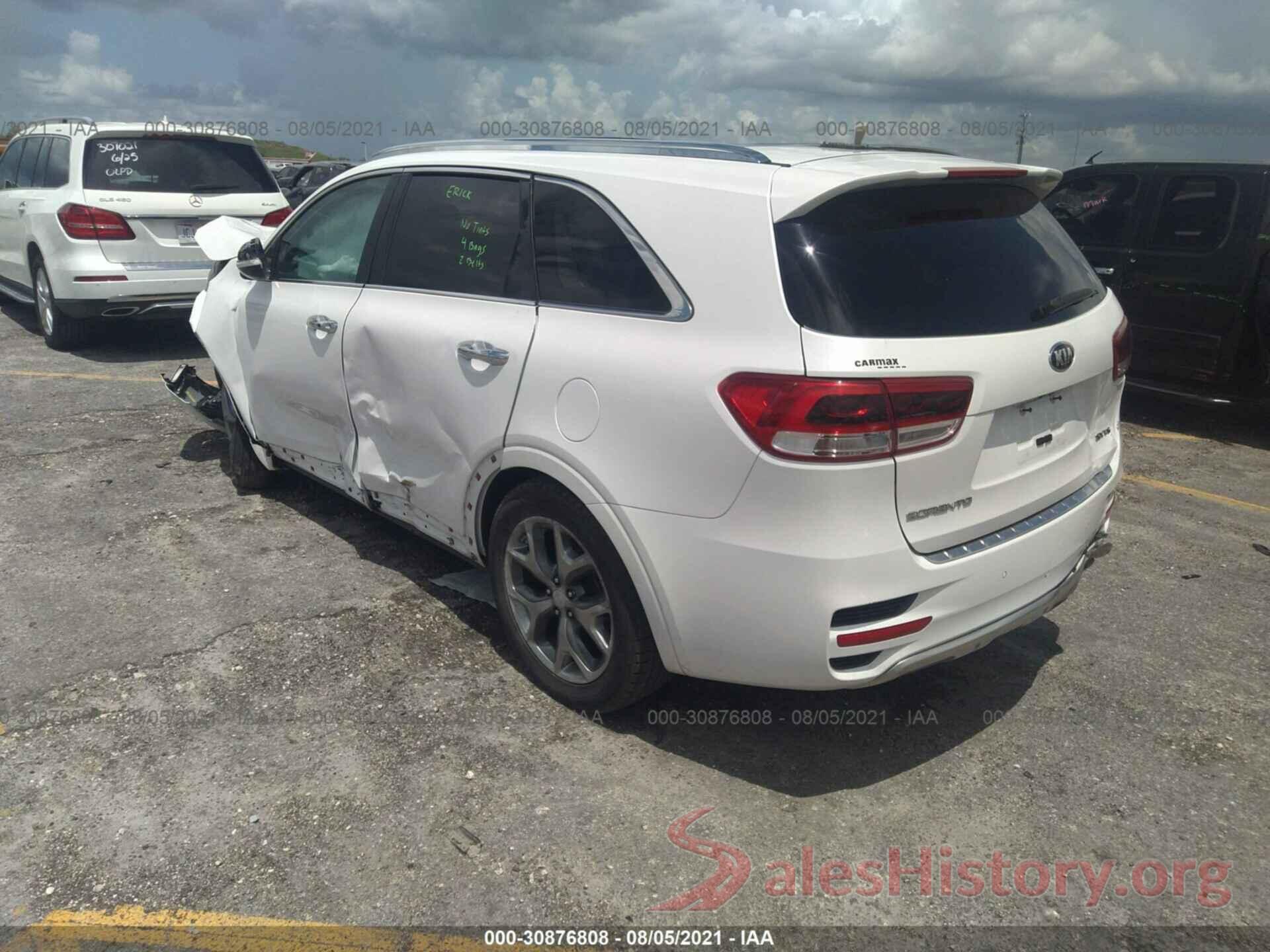 5XYPK4A53GG184817 2016 KIA SORENTO