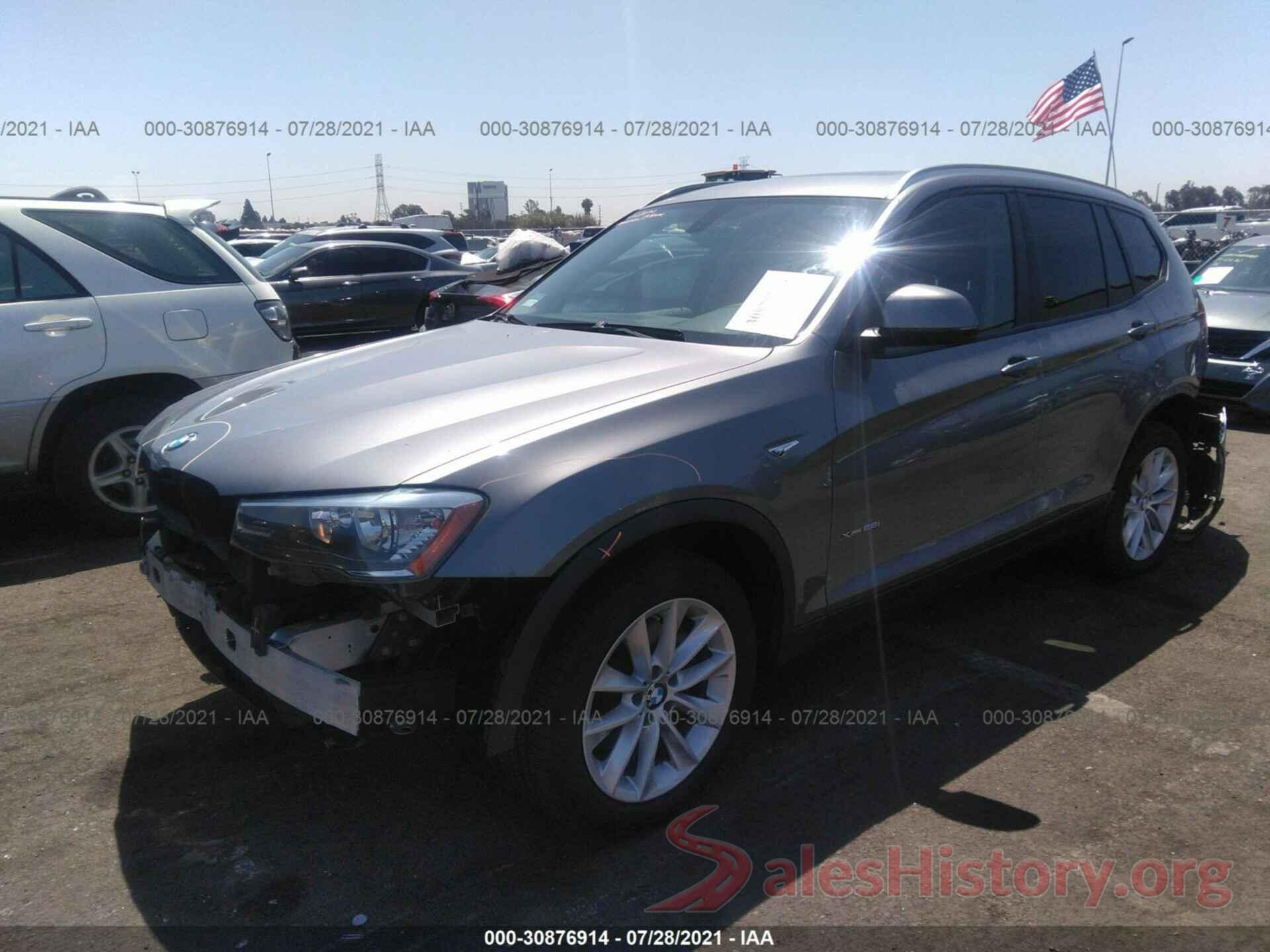 5UXWX9C59H0T14130 2017 BMW X3