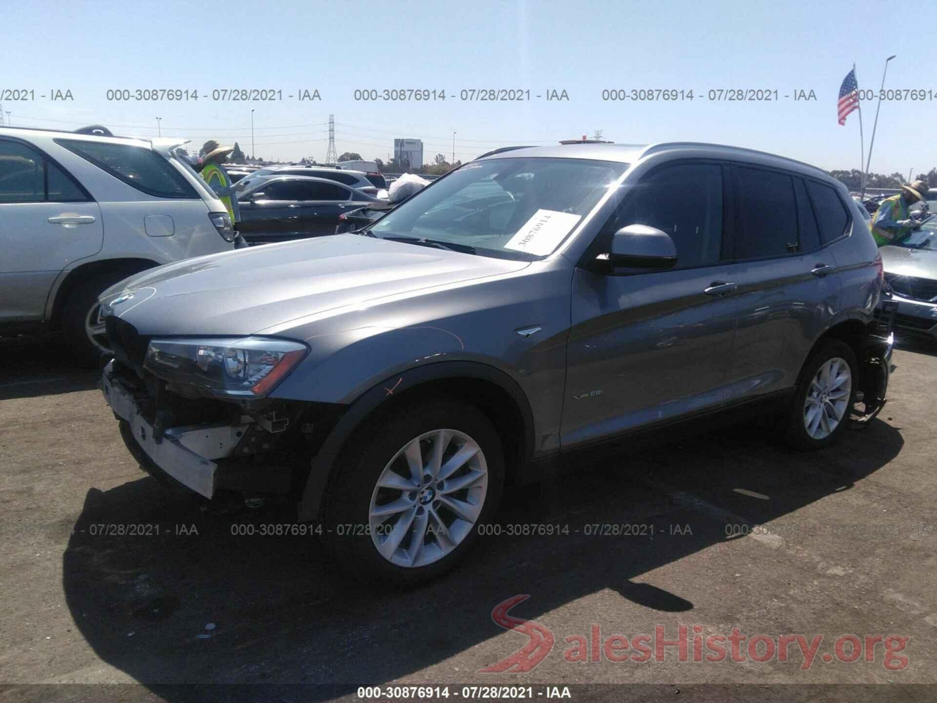 5UXWX9C59H0T14130 2017 BMW X3