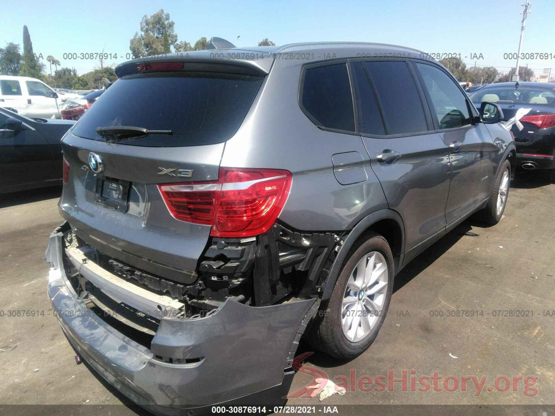 5UXWX9C59H0T14130 2017 BMW X3