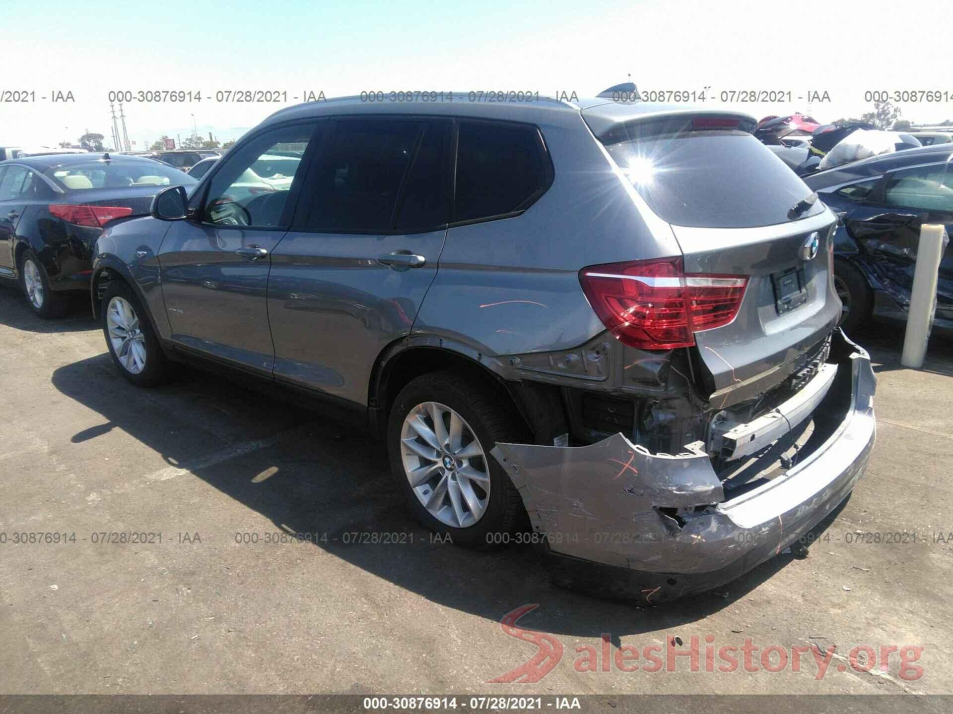 5UXWX9C59H0T14130 2017 BMW X3