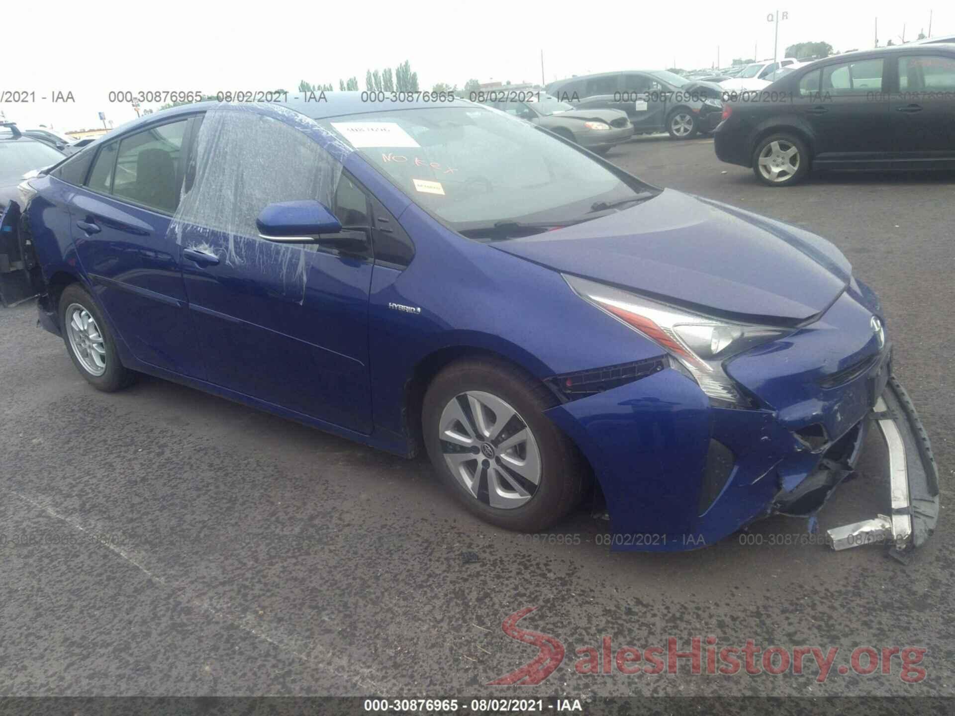 JTDKARFU3G3500280 2016 TOYOTA PRIUS