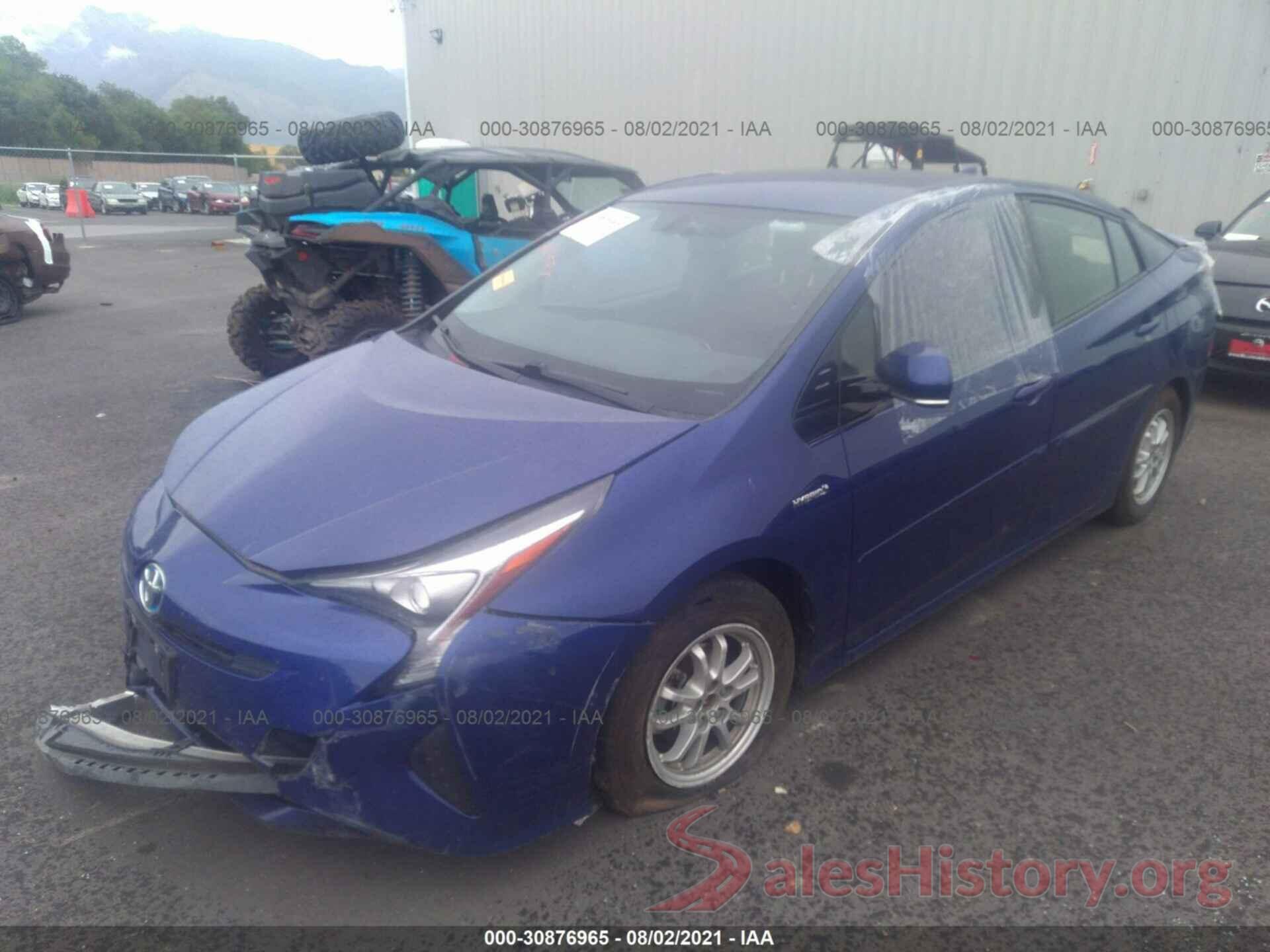 JTDKARFU3G3500280 2016 TOYOTA PRIUS