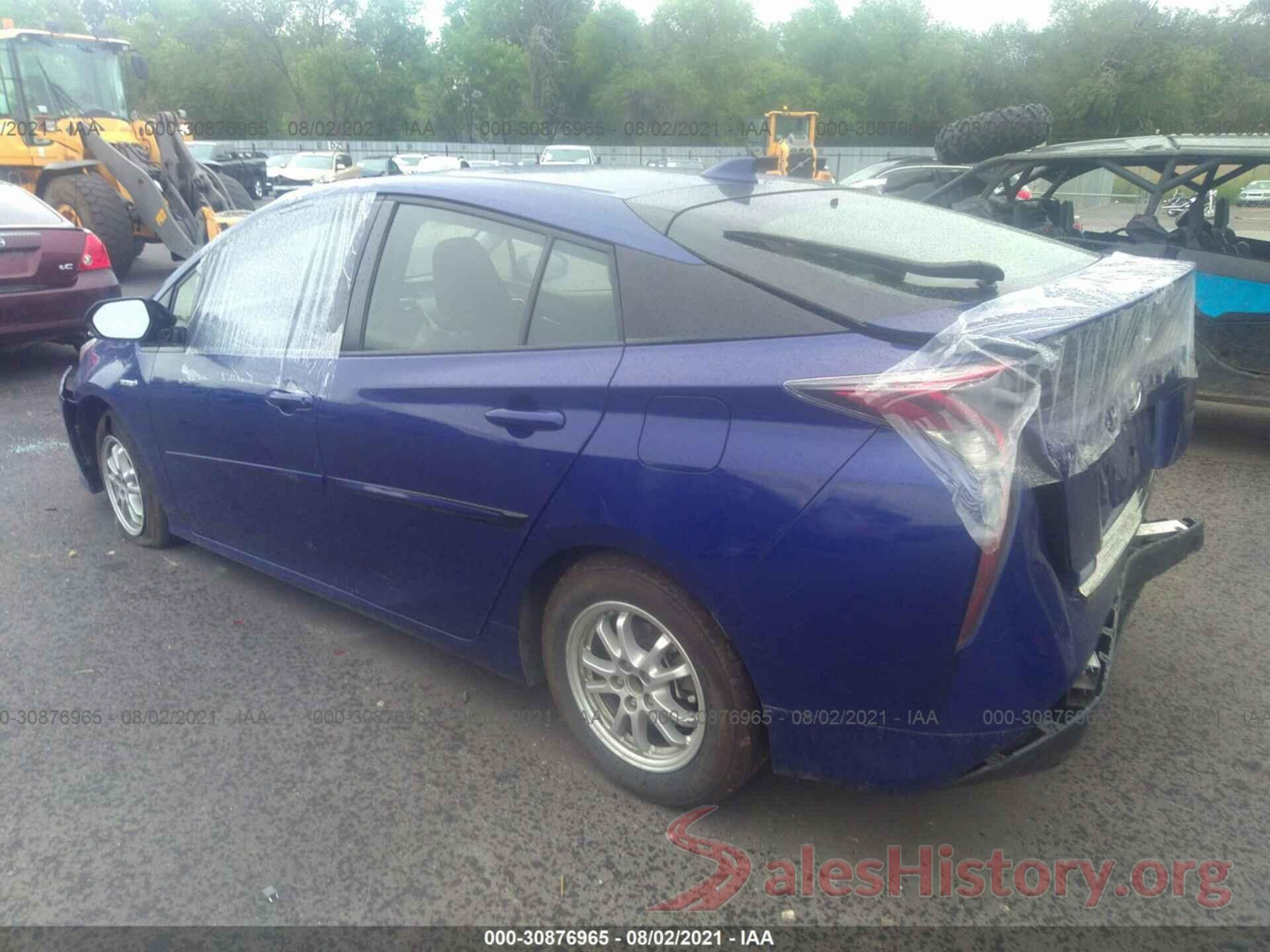 JTDKARFU3G3500280 2016 TOYOTA PRIUS