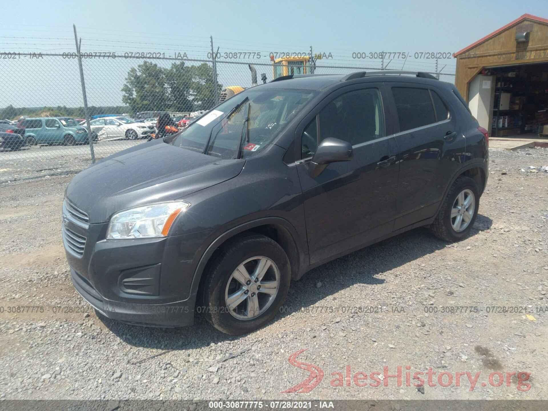 3GNCJPSB6GL257878 2016 CHEVROLET TRAX