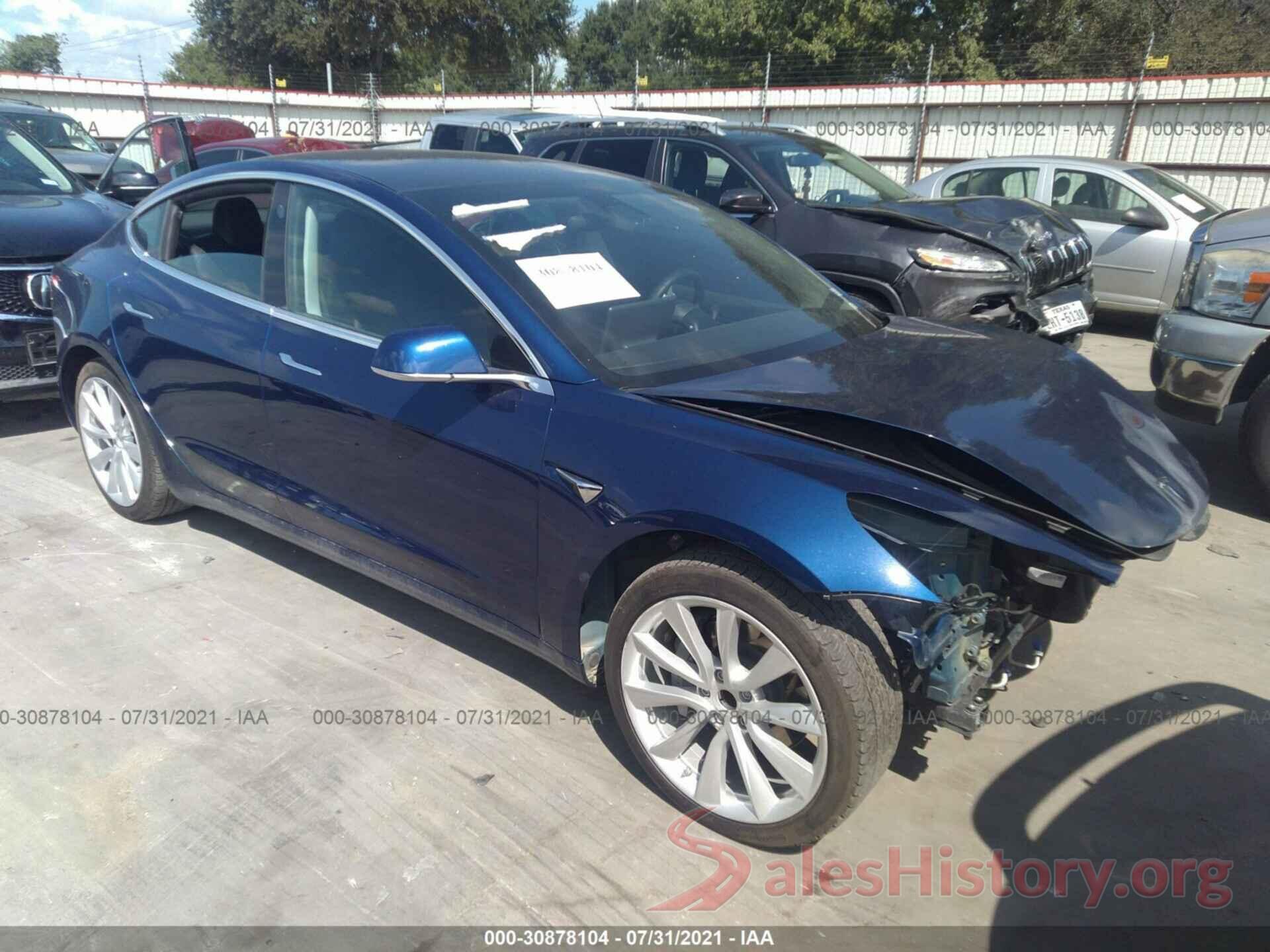 5YJ3E1EA4KF301171 2019 TESLA MODEL 3