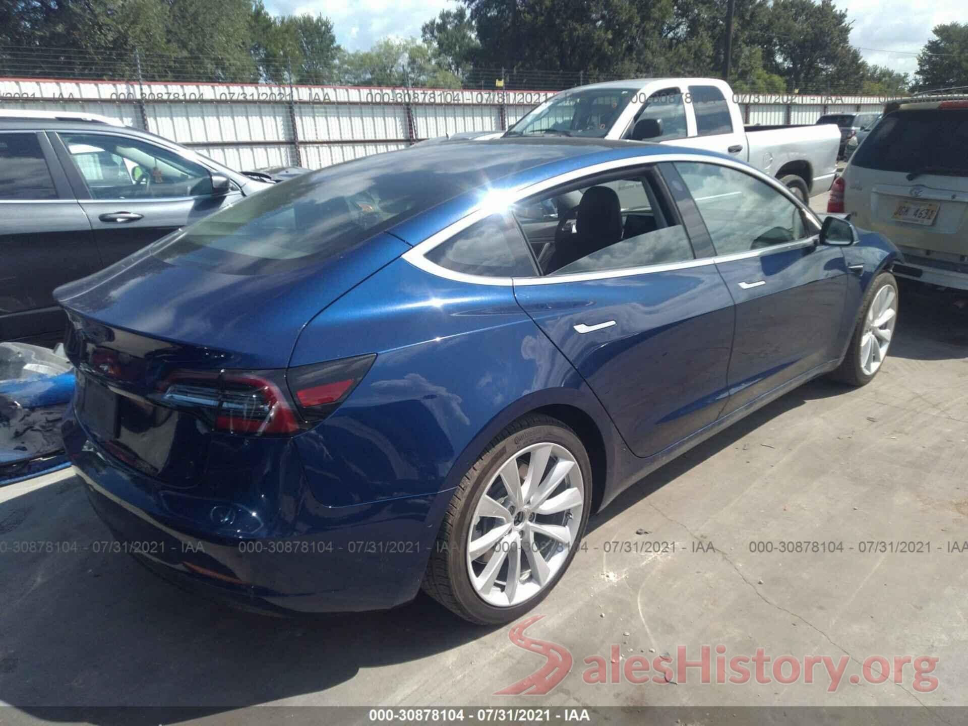 5YJ3E1EA4KF301171 2019 TESLA MODEL 3