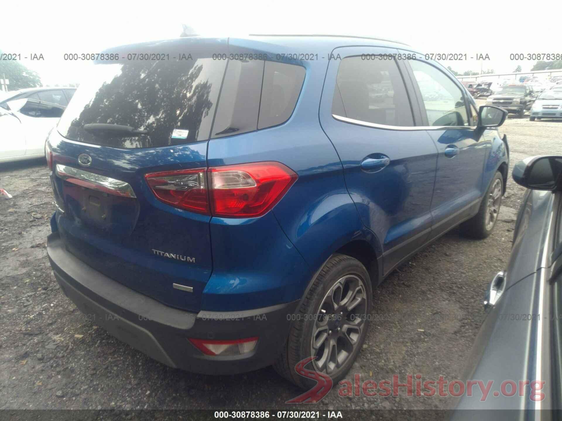 MAJ3S2KE4KC274739 2019 FORD ECOSPORT