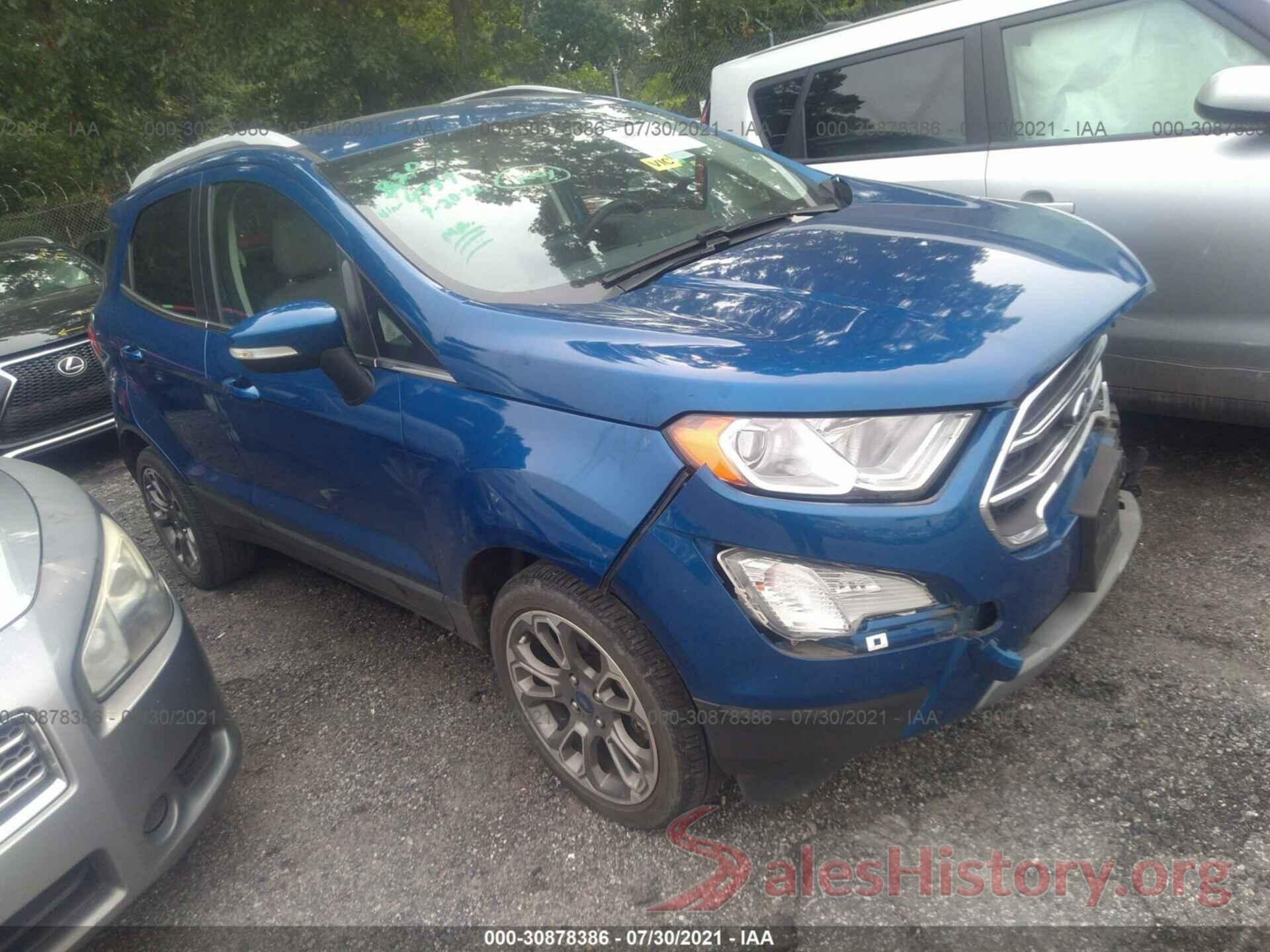 MAJ3S2KE4KC274739 2019 FORD ECOSPORT