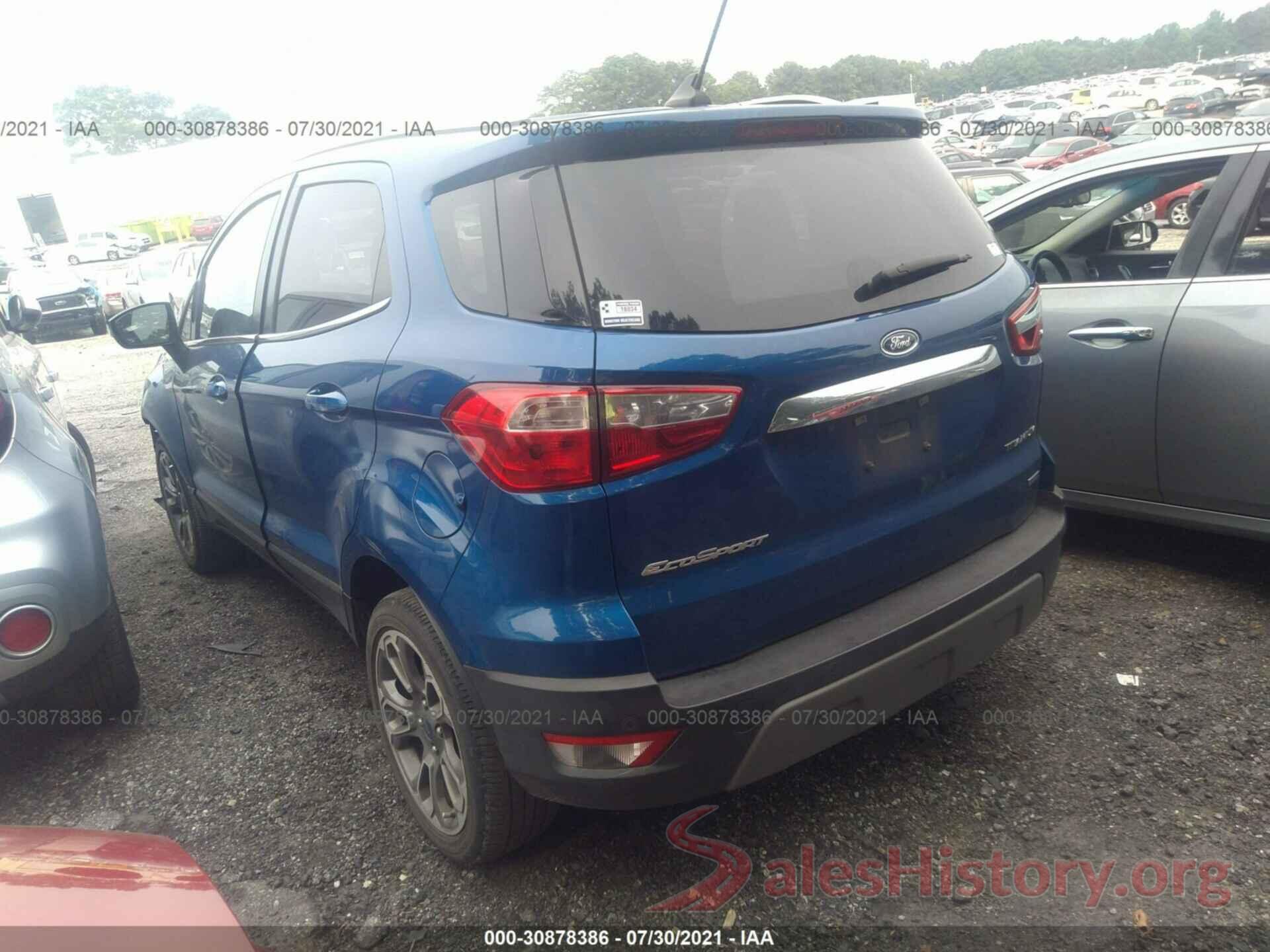 MAJ3S2KE4KC274739 2019 FORD ECOSPORT