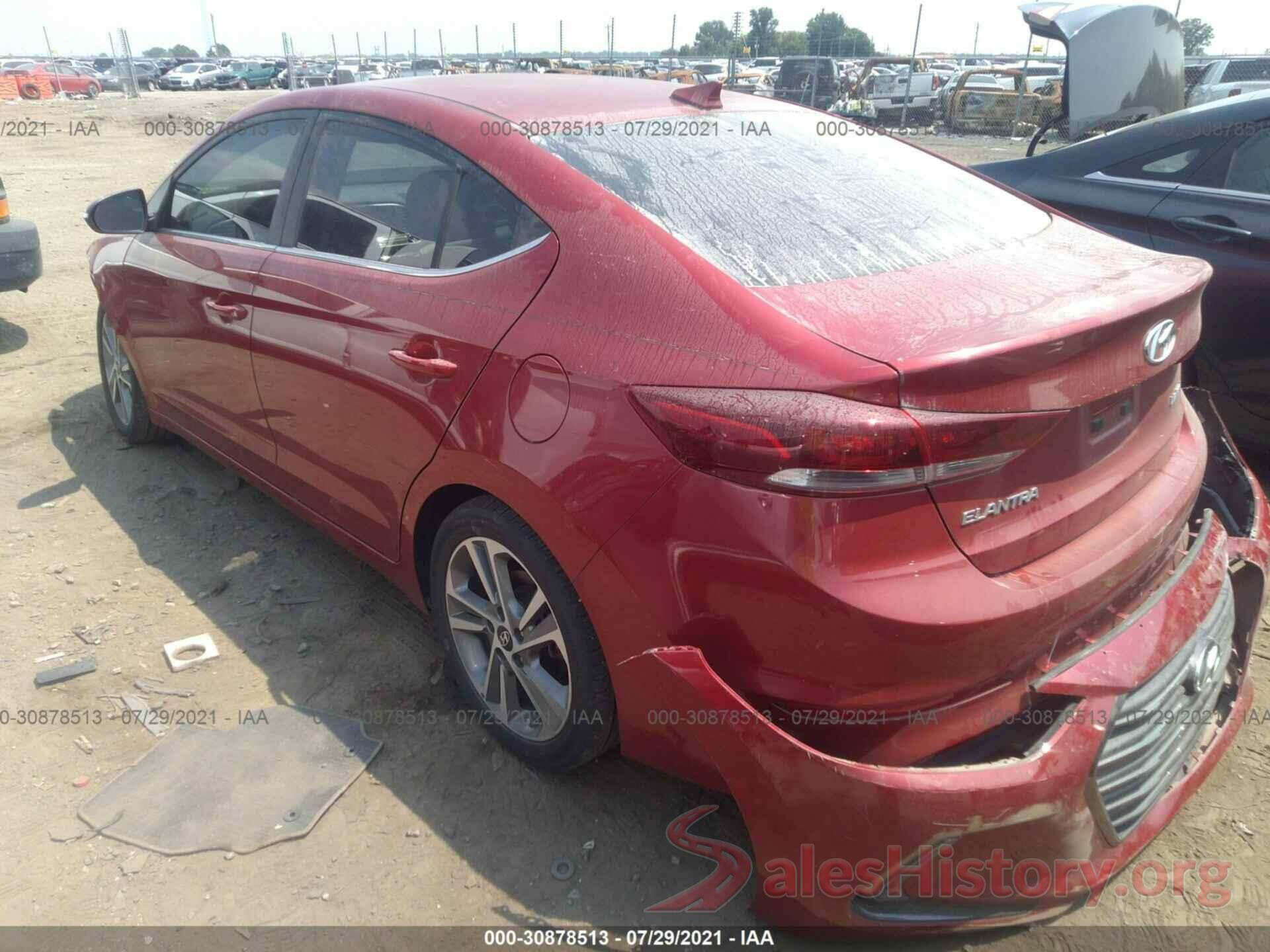 5NPD84LF9JH279907 2018 HYUNDAI ELANTRA