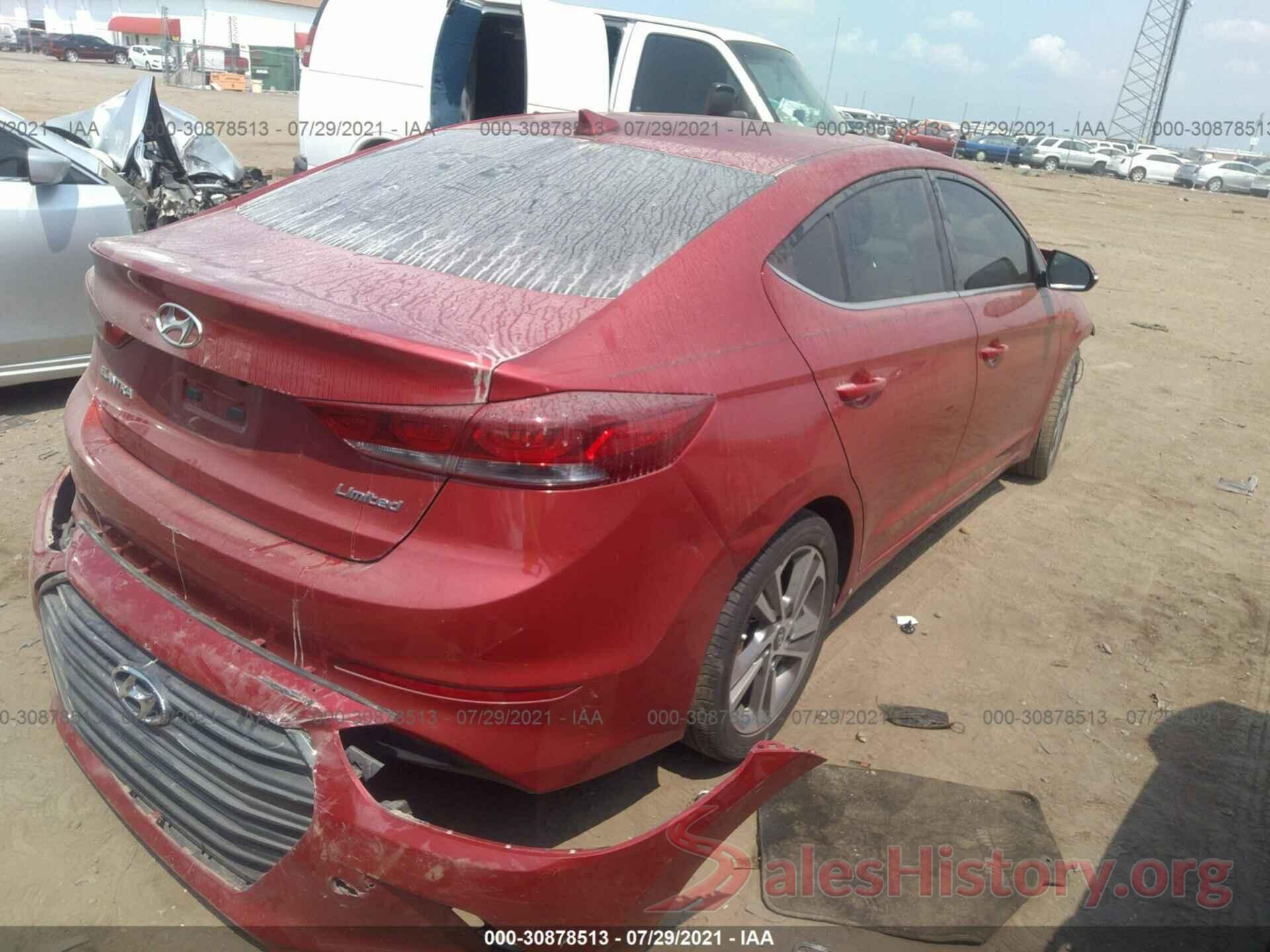 5NPD84LF9JH279907 2018 HYUNDAI ELANTRA