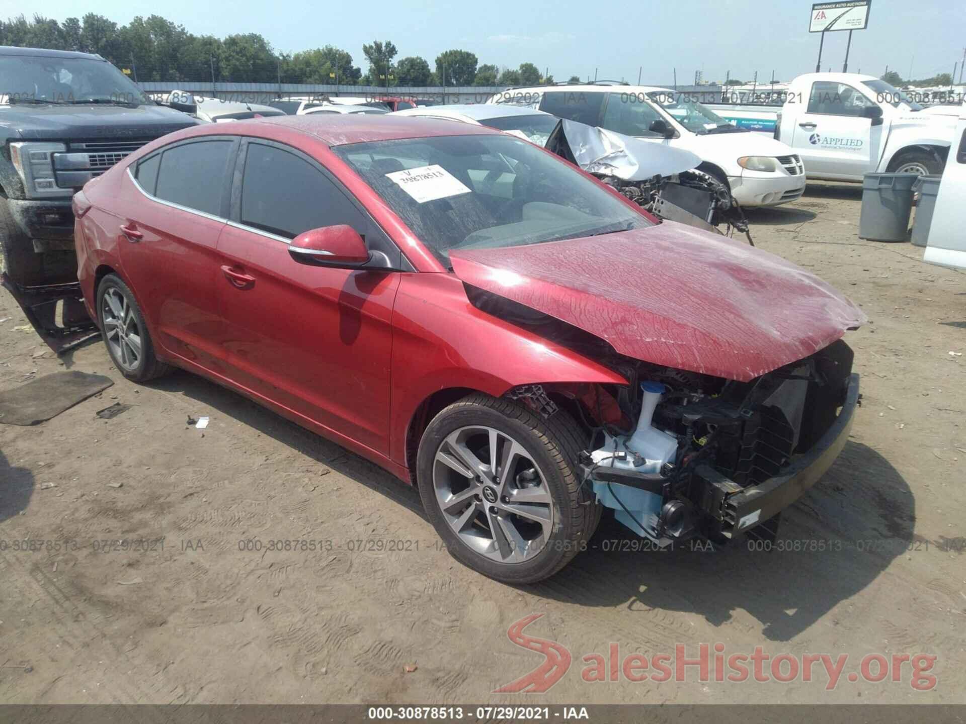 5NPD84LF9JH279907 2018 HYUNDAI ELANTRA