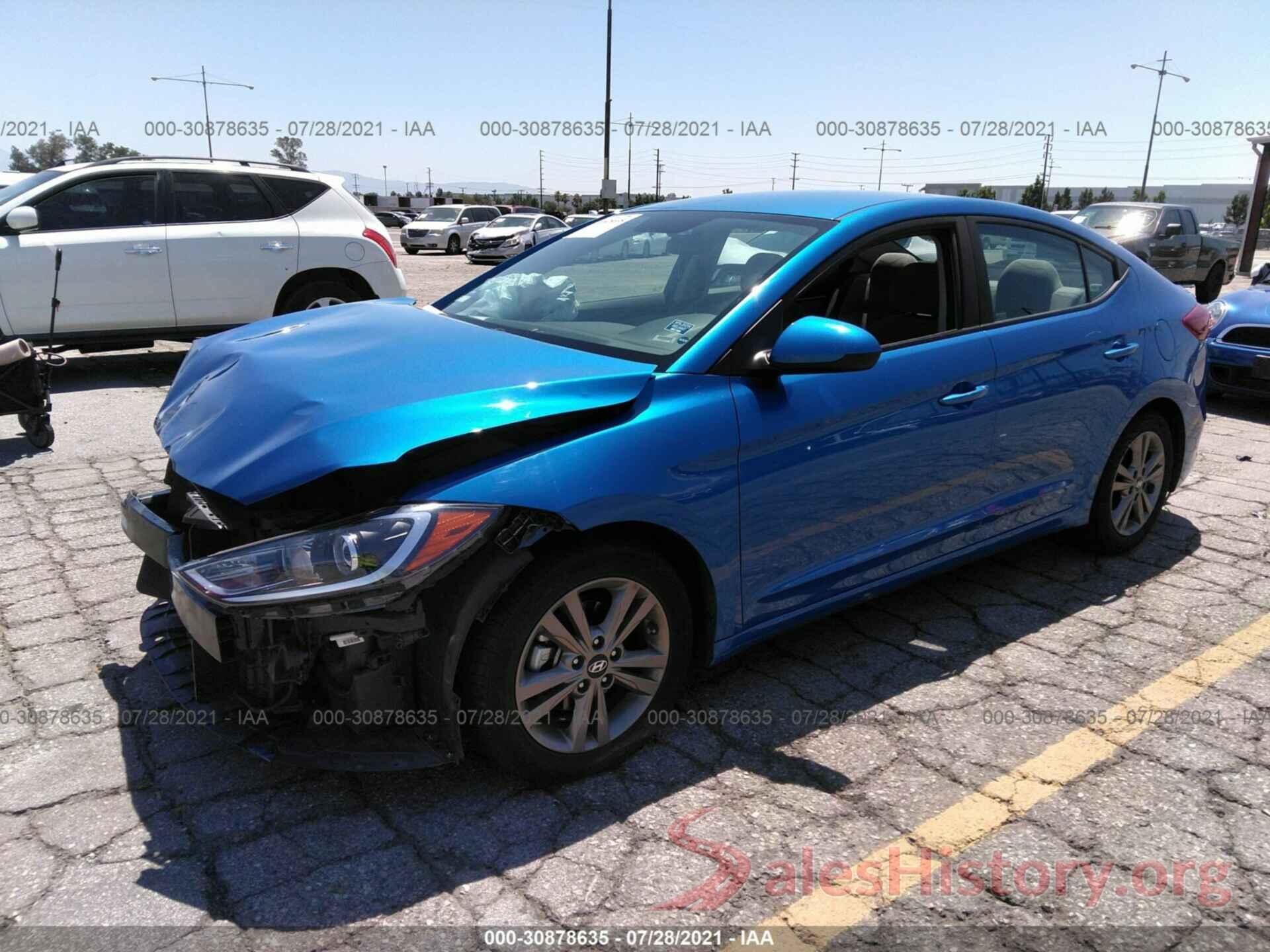 5NPD84LF2JH325965 2018 HYUNDAI ELANTRA