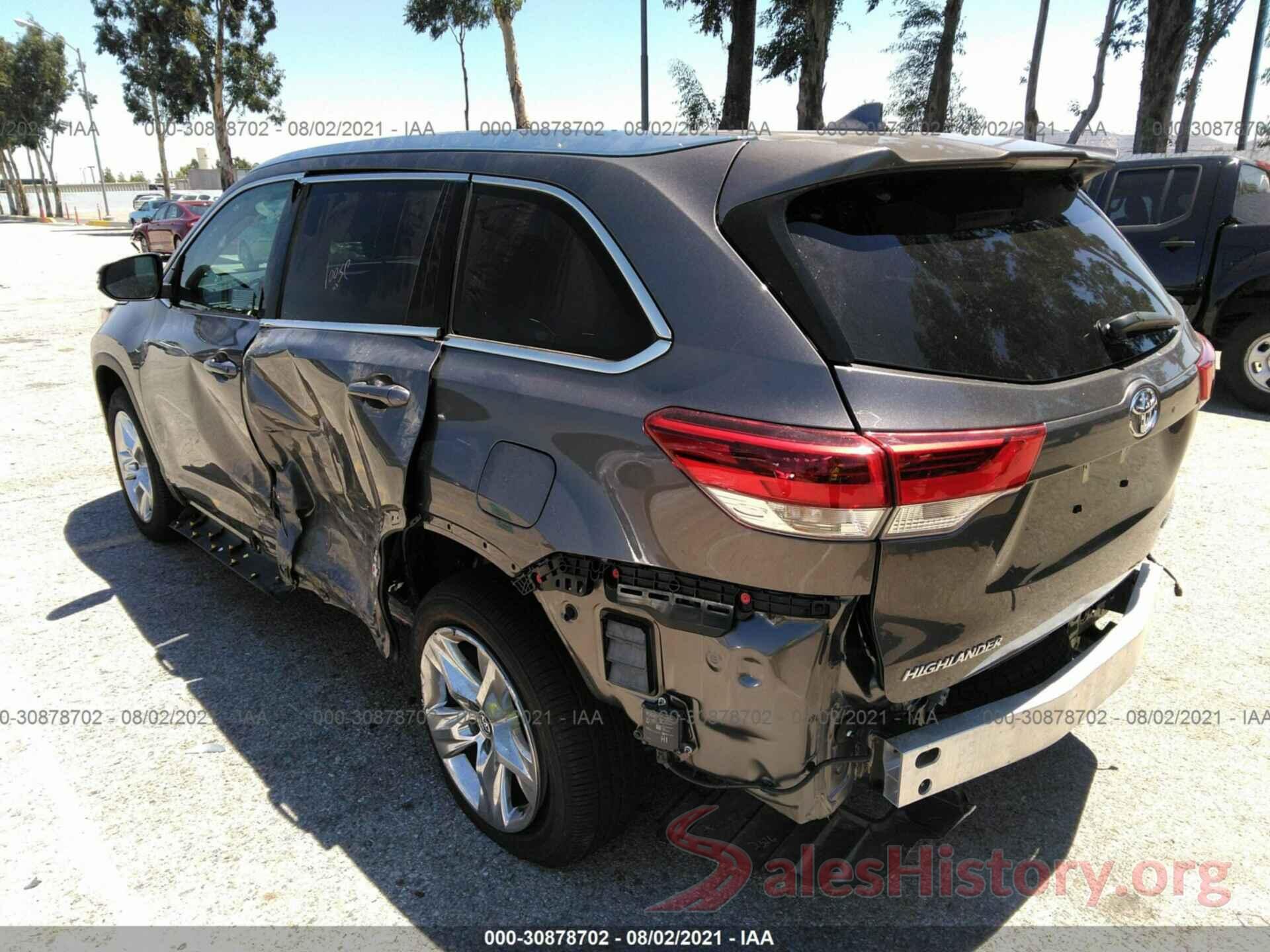 5TDYZRFH0KS353803 2019 TOYOTA HIGHLANDER