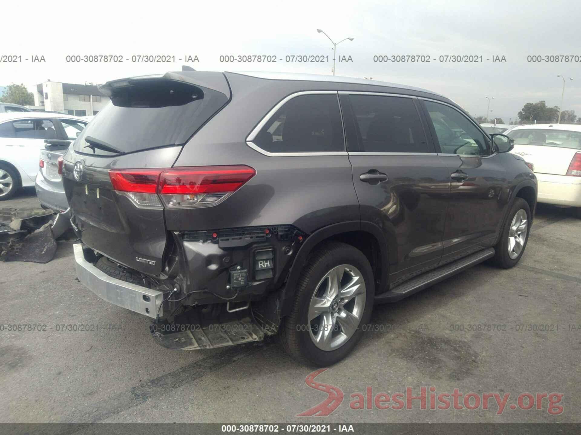 5TDYZRFH0KS353803 2019 TOYOTA HIGHLANDER