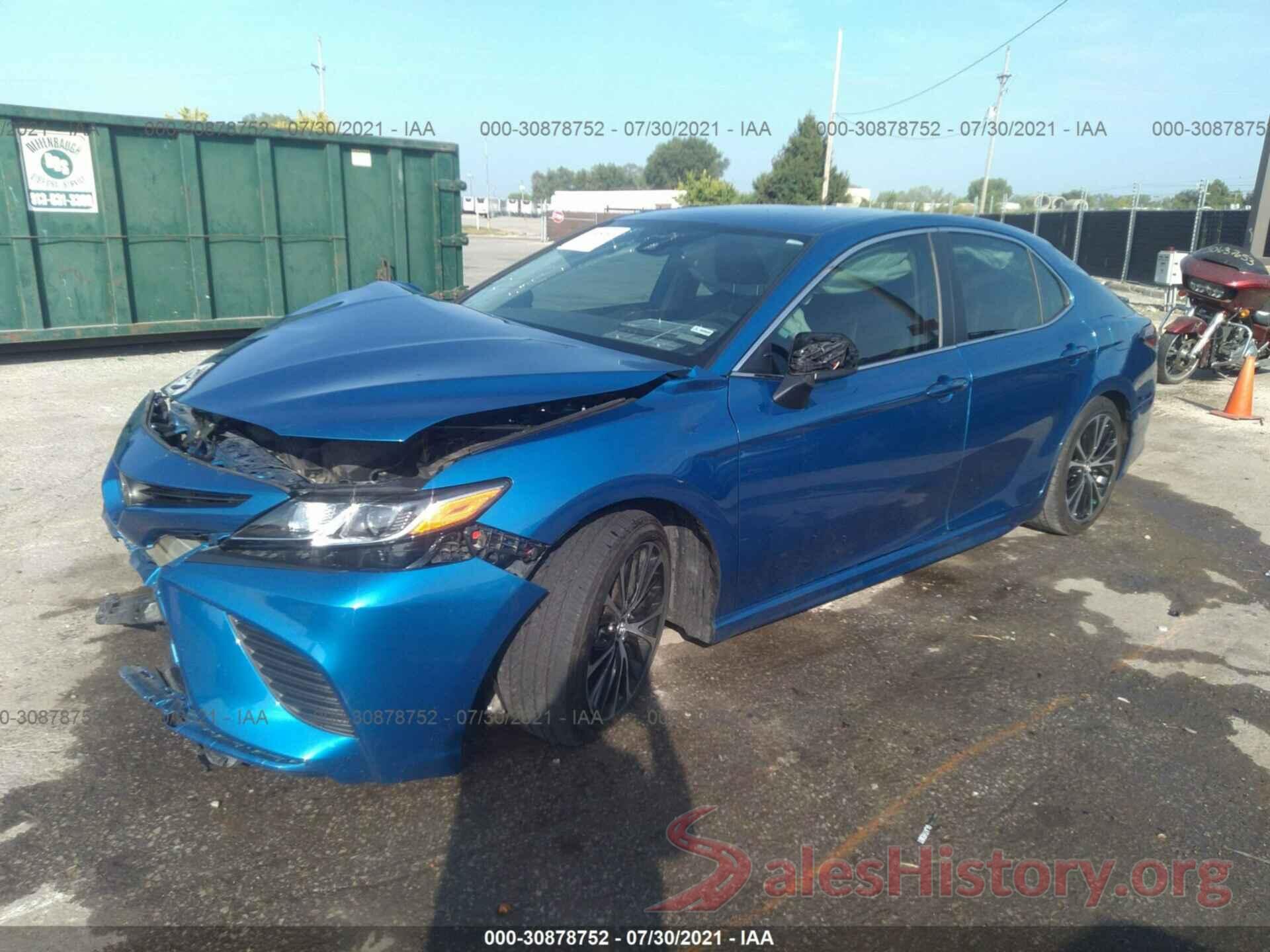 4T1B11HK3KU290761 2019 TOYOTA CAMRY