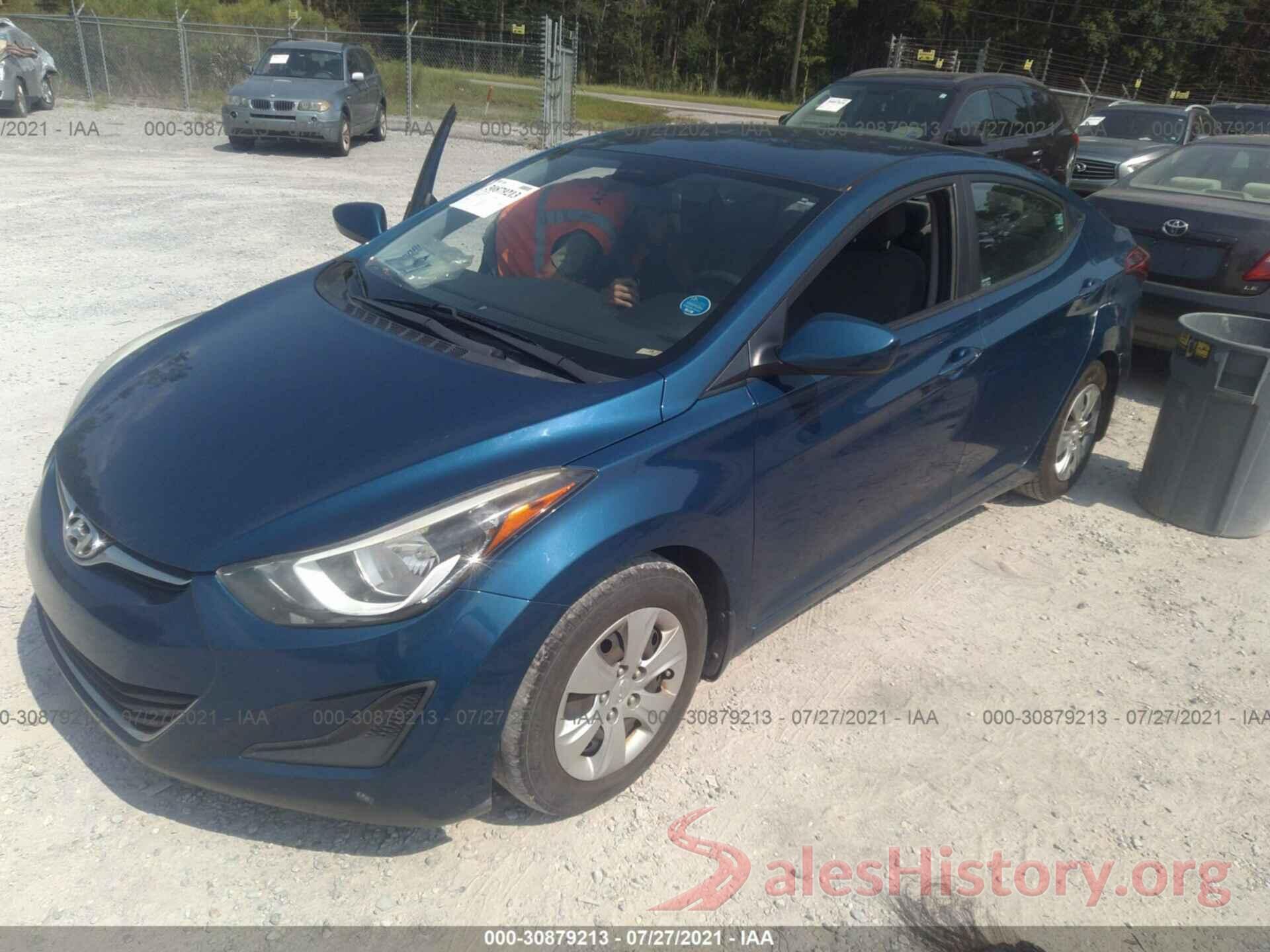 KMHDH4AE2GU516421 2016 HYUNDAI ELANTRA