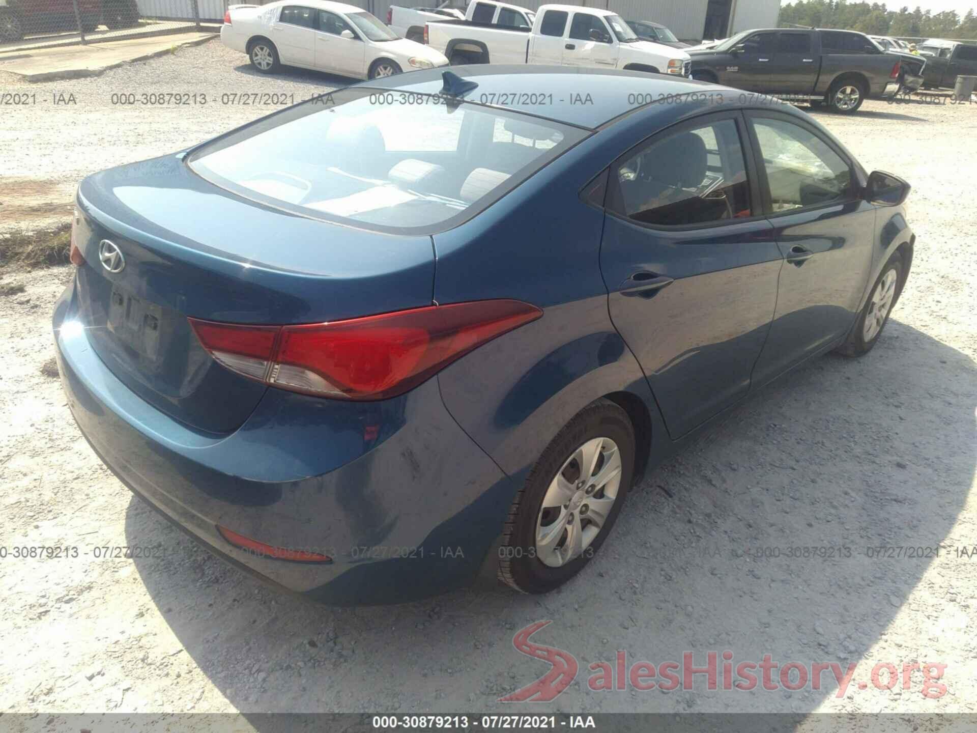 KMHDH4AE2GU516421 2016 HYUNDAI ELANTRA