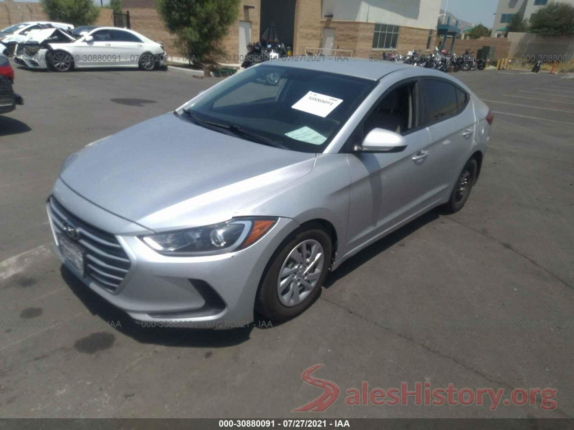 5NPD74LF1HH202820 2017 HYUNDAI ELANTRA