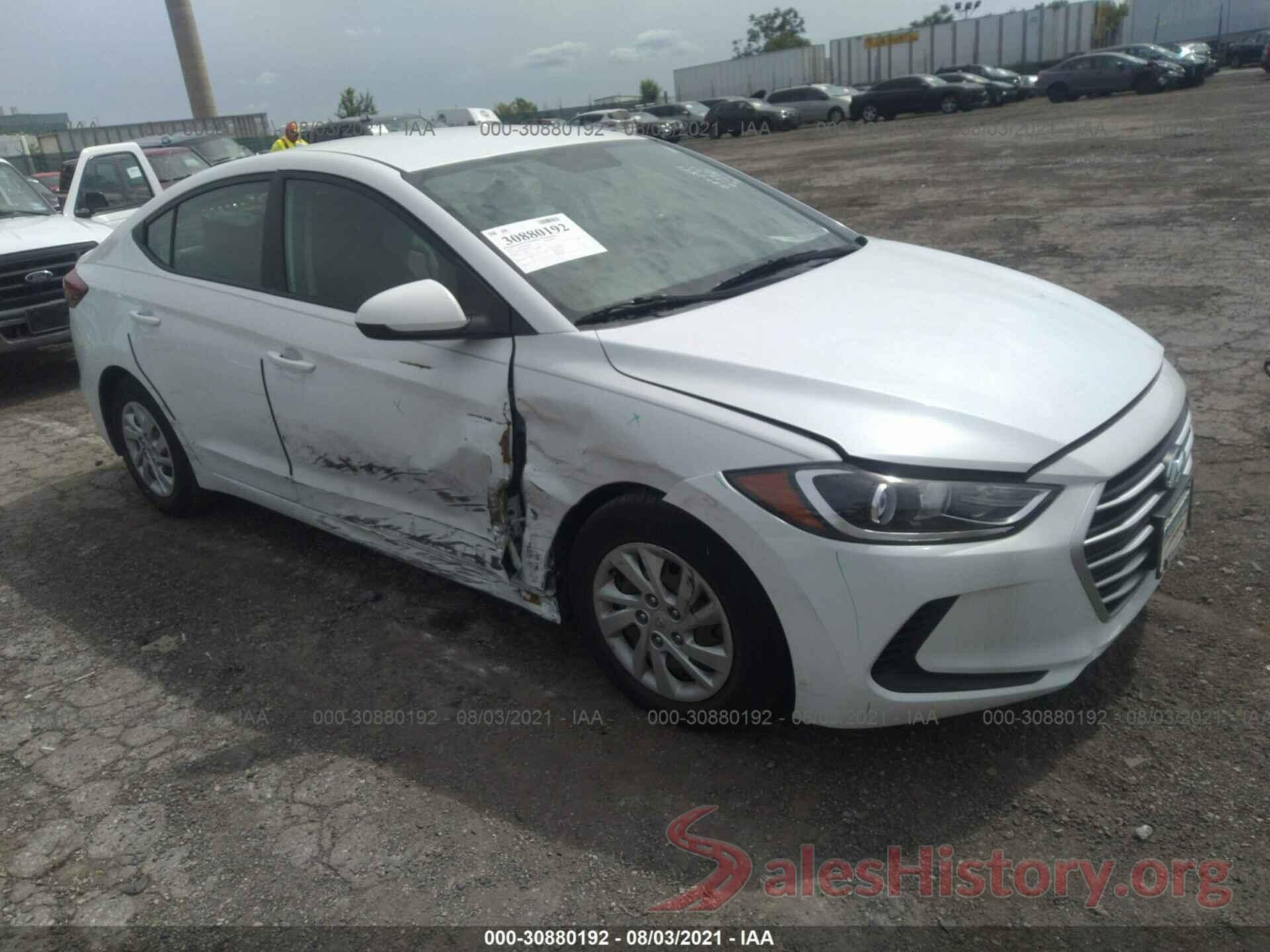 5NPD74LF7HH090752 2017 HYUNDAI ELANTRA