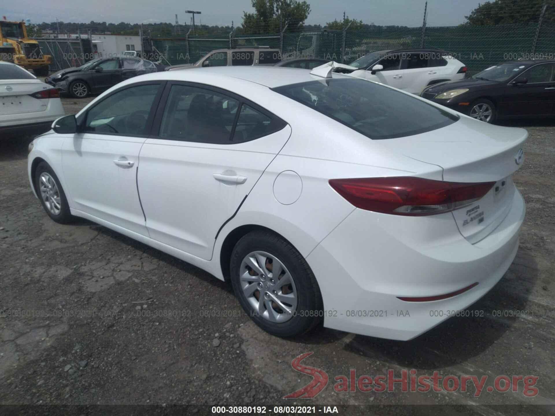 5NPD74LF7HH090752 2017 HYUNDAI ELANTRA