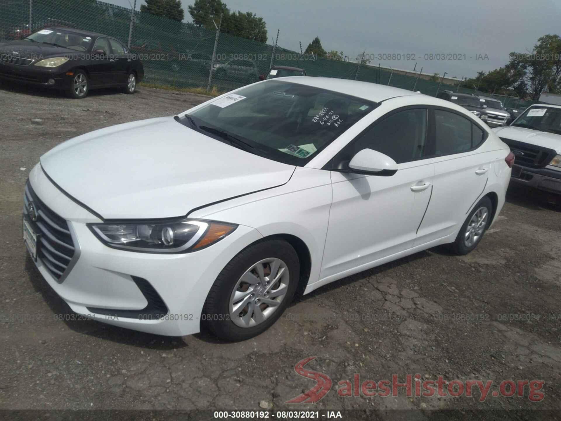 5NPD74LF7HH090752 2017 HYUNDAI ELANTRA