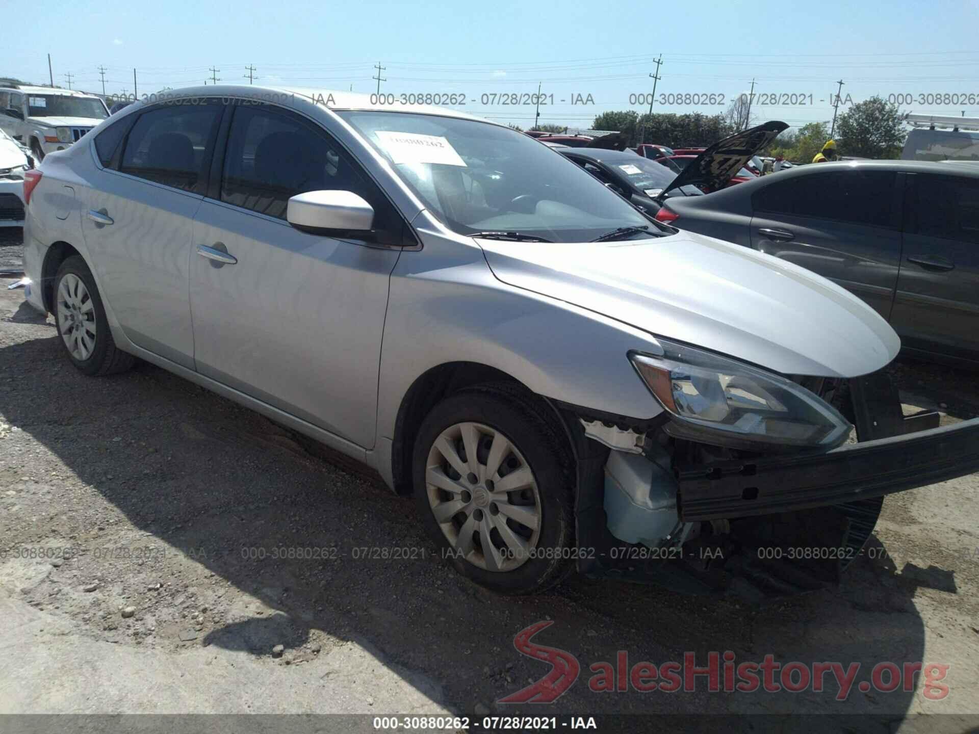 3N1AB7AP3GY293849 2016 NISSAN SENTRA