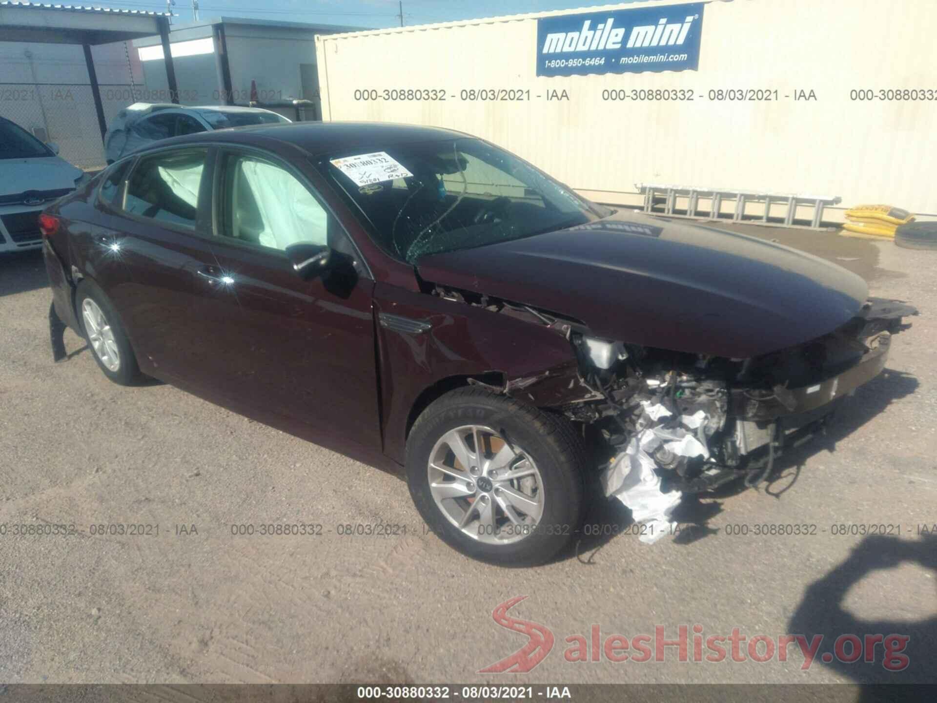 5XXGT4L38KG277239 2019 KIA OPTIMA