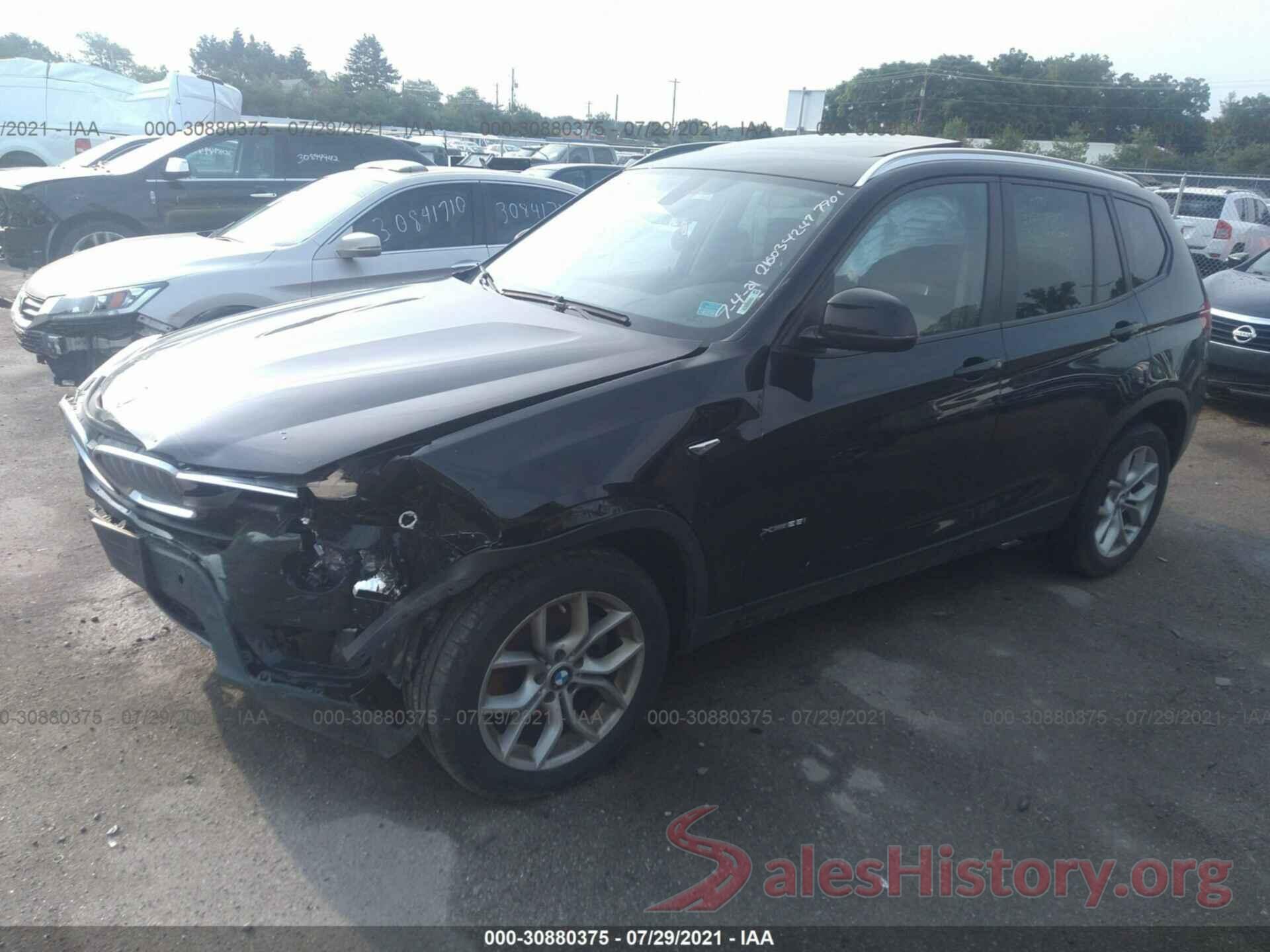 5UXWX9C58H0T07136 2017 BMW X3