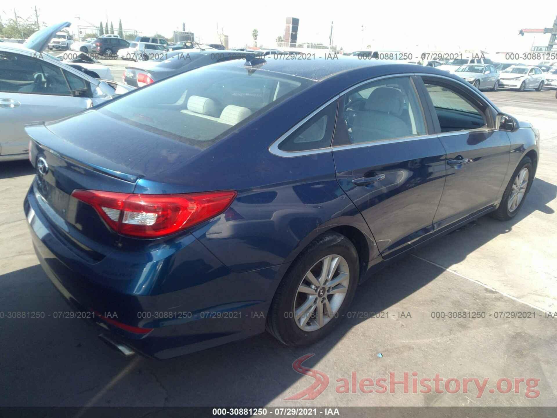 5NPE24AF4GH327184 2016 HYUNDAI SONATA