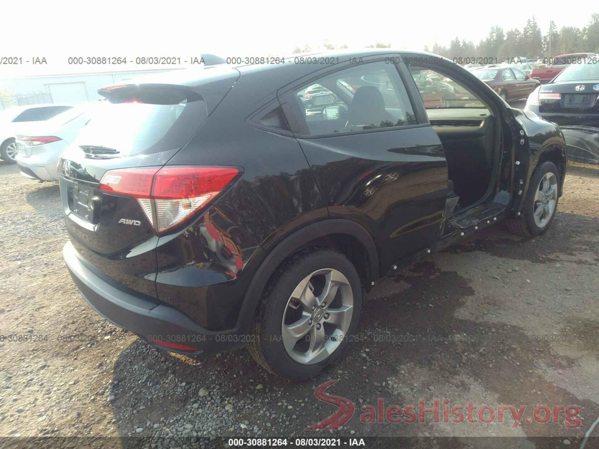 3CZRU6H30KM743216 2019 HONDA HR-V